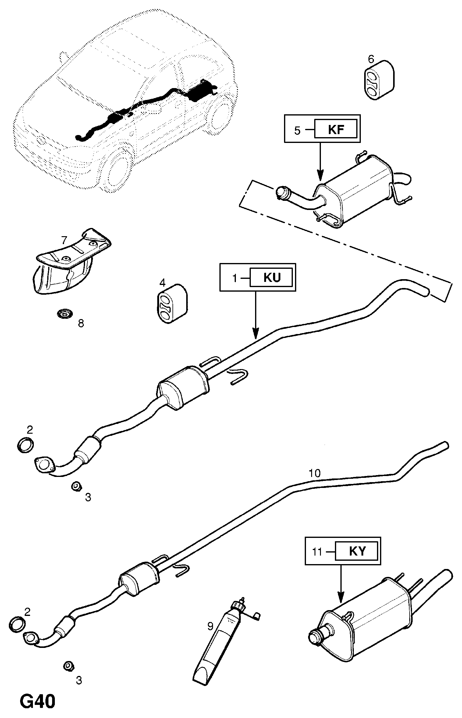 Vauxhall 5852163 - Каталізатор autozip.com.ua