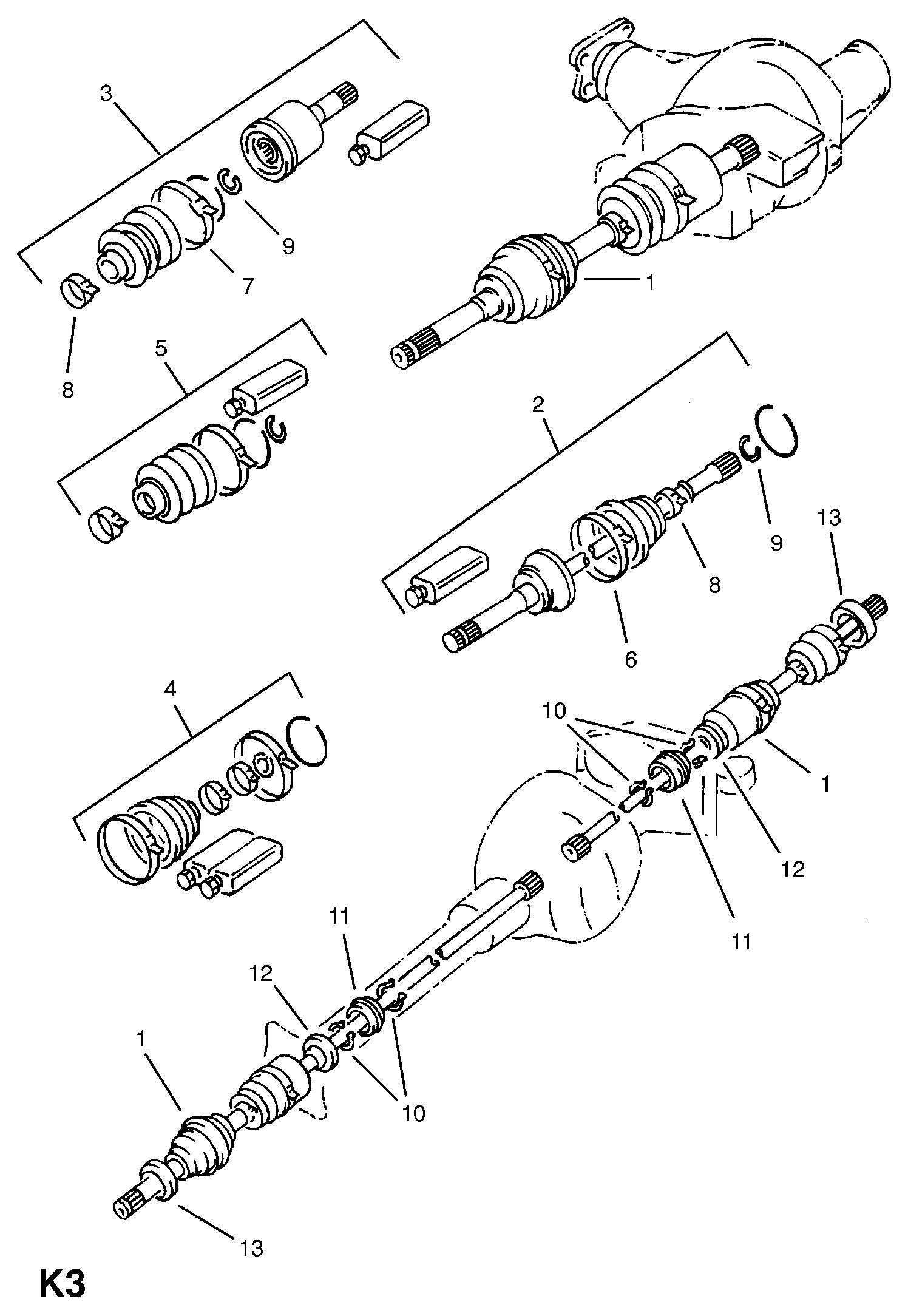 Opel 301 400 - Пильник, приводний вал autozip.com.ua