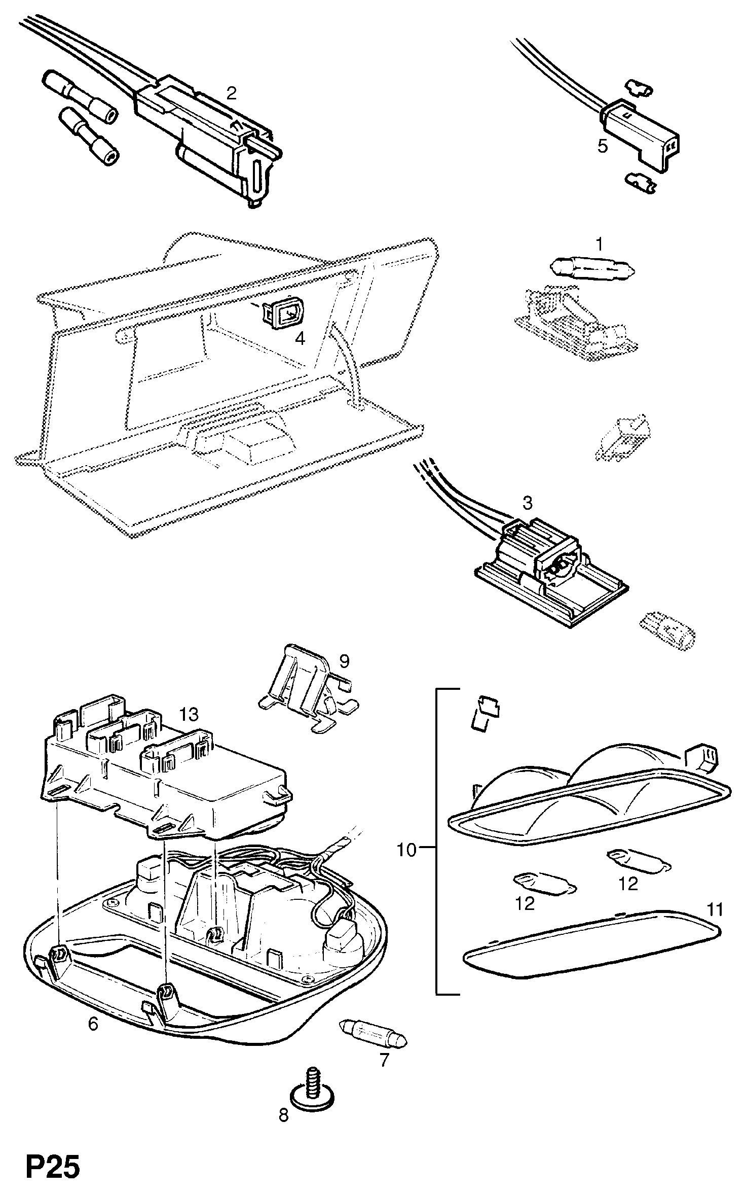 FORD USA 1 230 986 - Вимикач, привід зчеплення (управління двигуном) autozip.com.ua