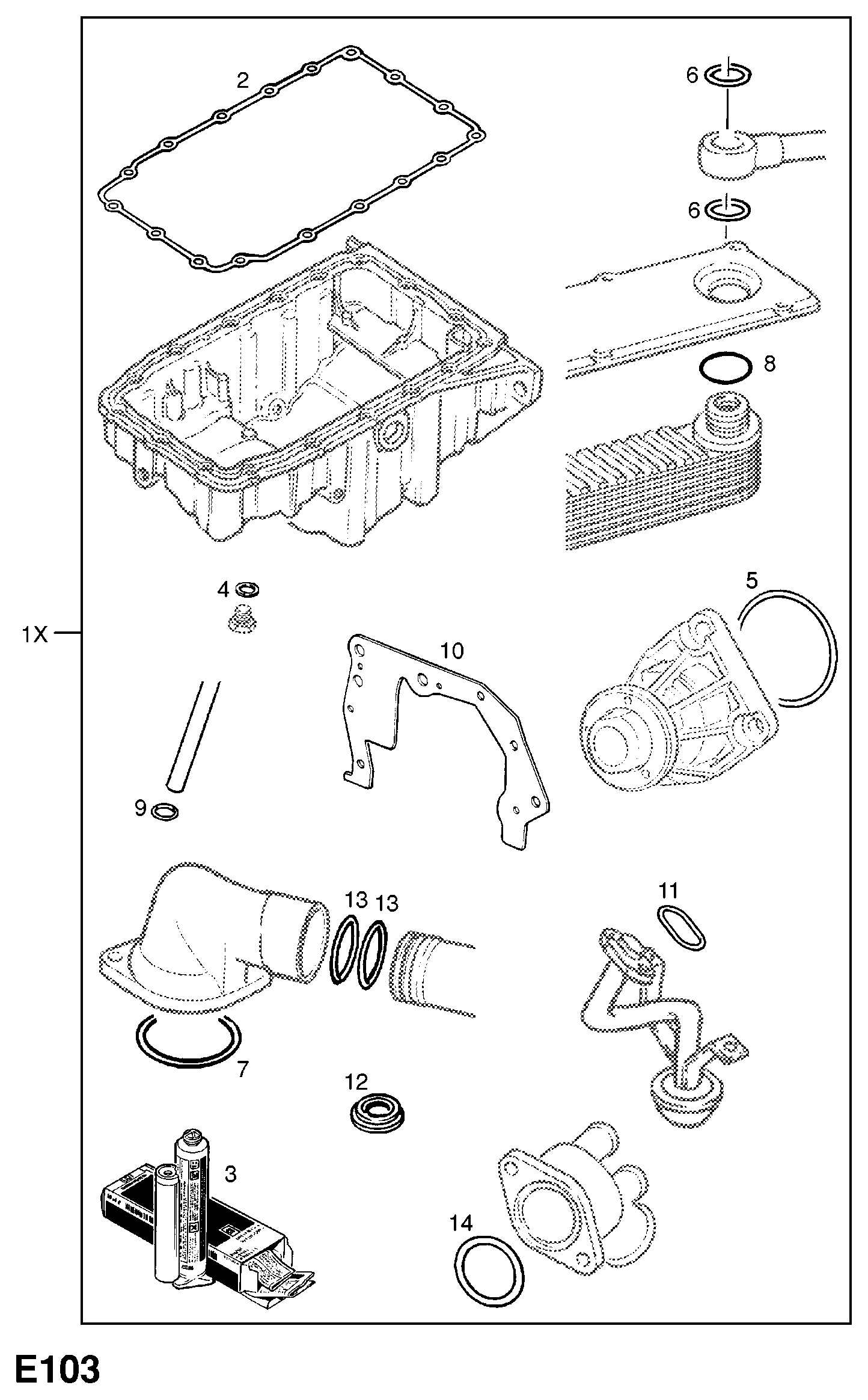 Vauxhall 13 38 471 - Прокладка, термостат autozip.com.ua