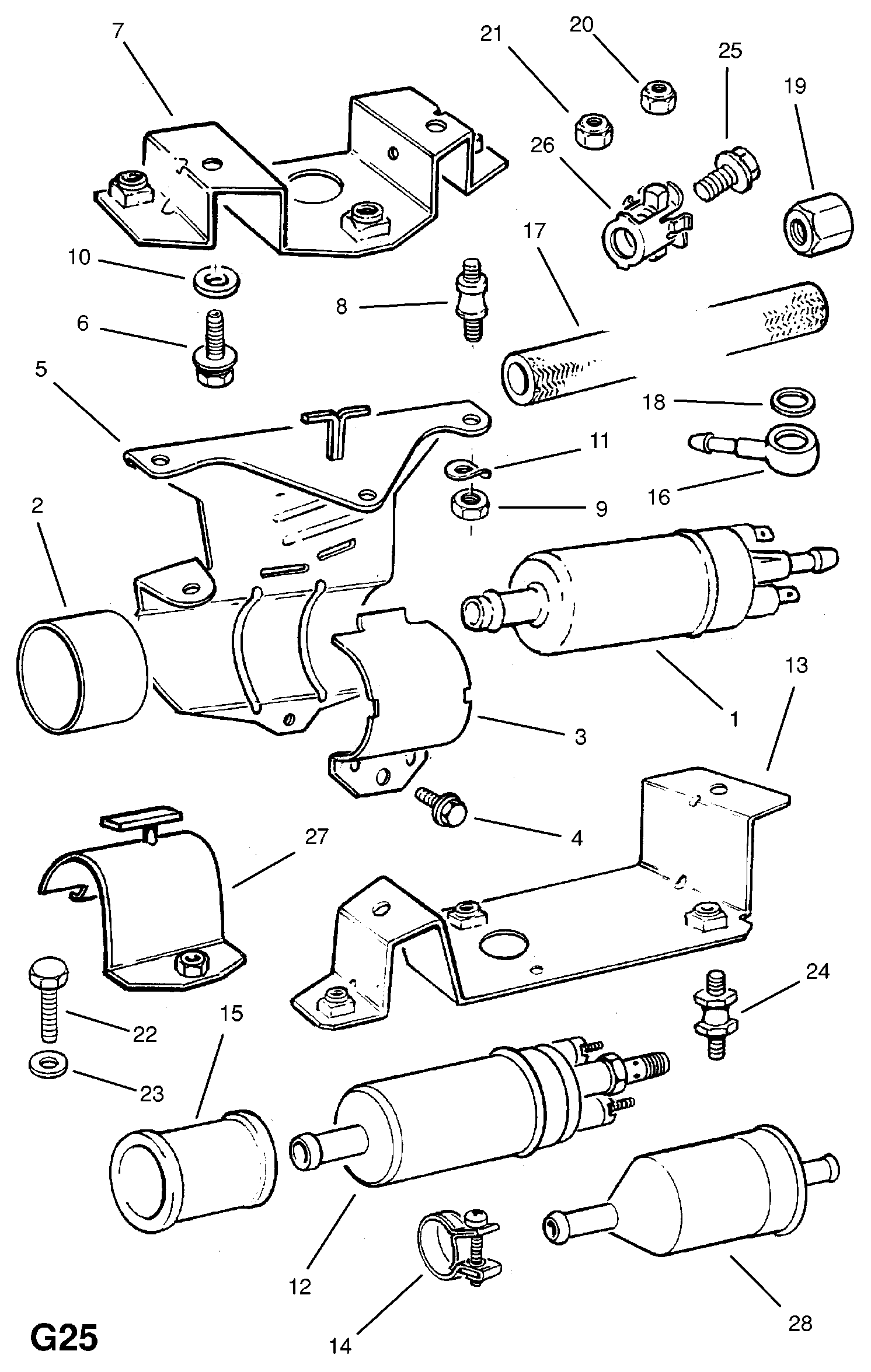 General Motors 815004 - Паливний насос autozip.com.ua