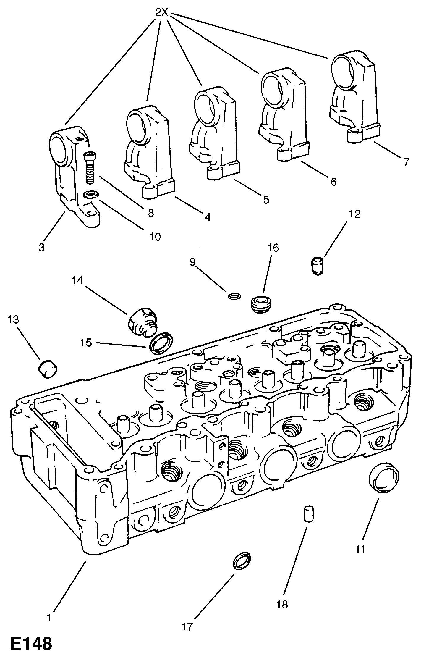 FORD 2074151 - Трос, гальмівна система autozip.com.ua