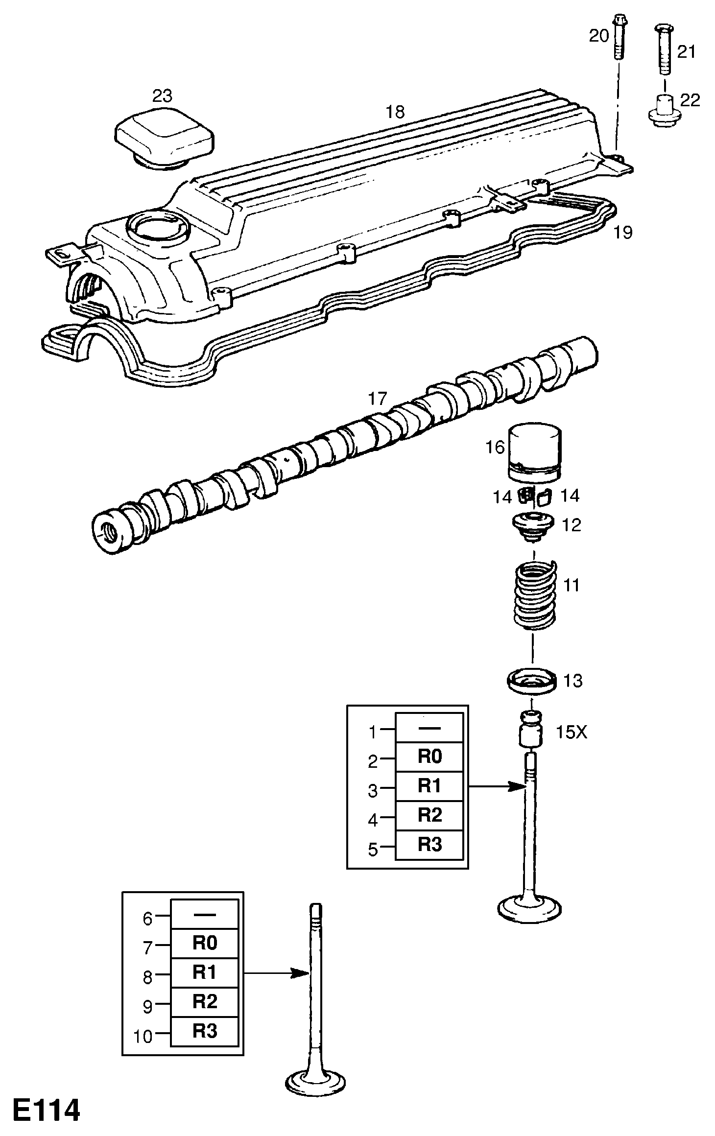 Scania 641350 - VALVE, EXHAUST, 0.20 MM O/S (IDENT R3) (NLS.- NO REPLACEMENT PAR autozip.com.ua