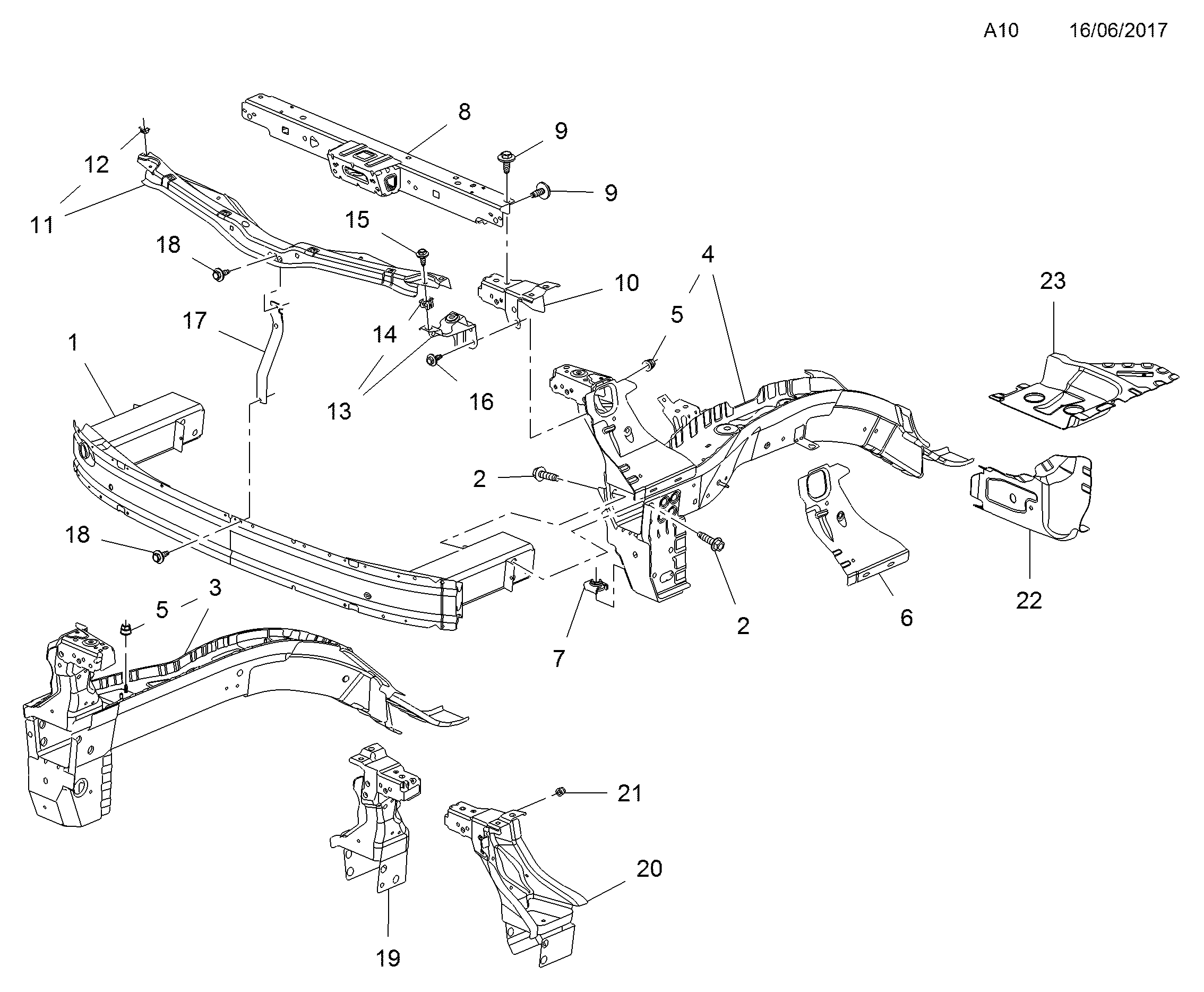 OPEL 1110257 - NUT, WING autozip.com.ua