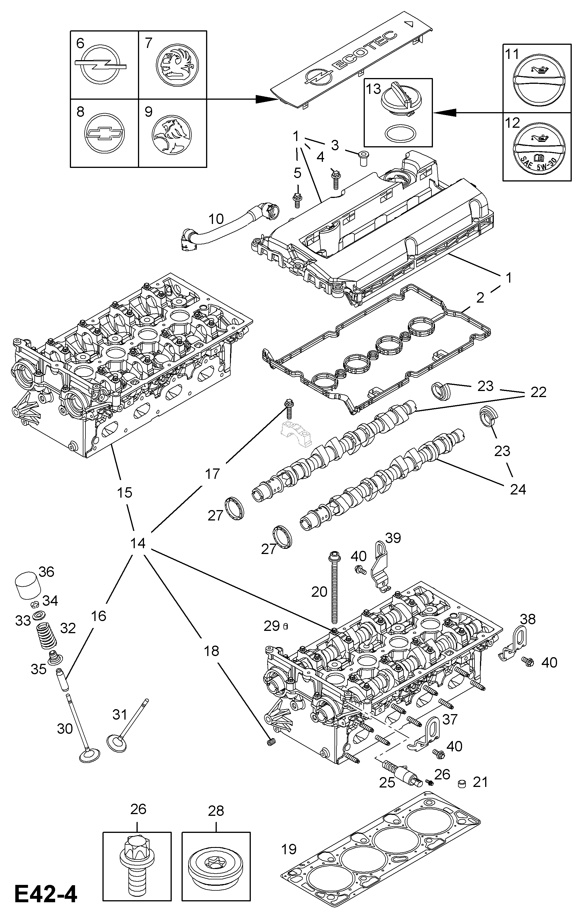 Opel 641 391 - Випускний клапан autozip.com.ua