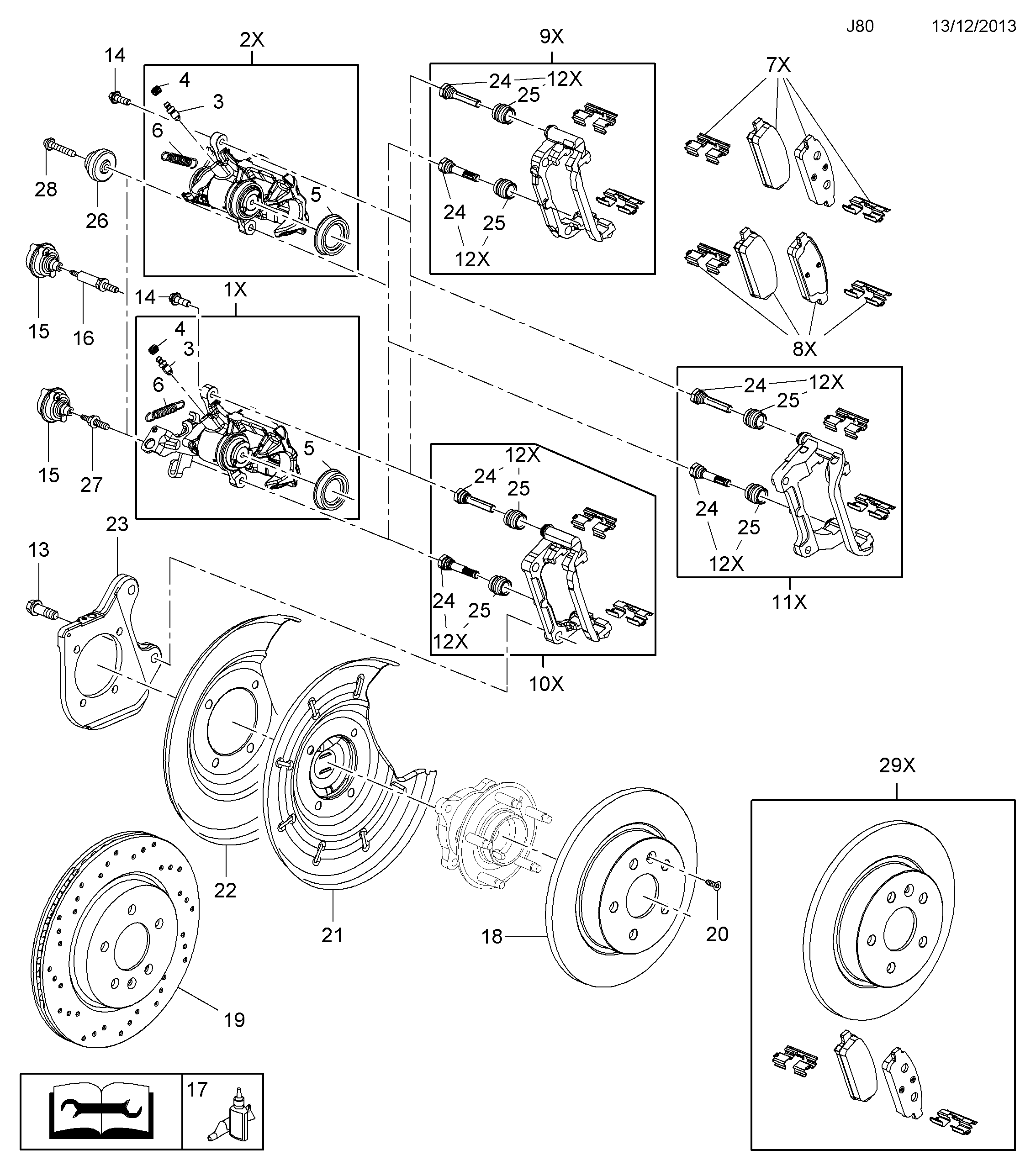 General Motors 542193 - Гальмівний супорт autozip.com.ua