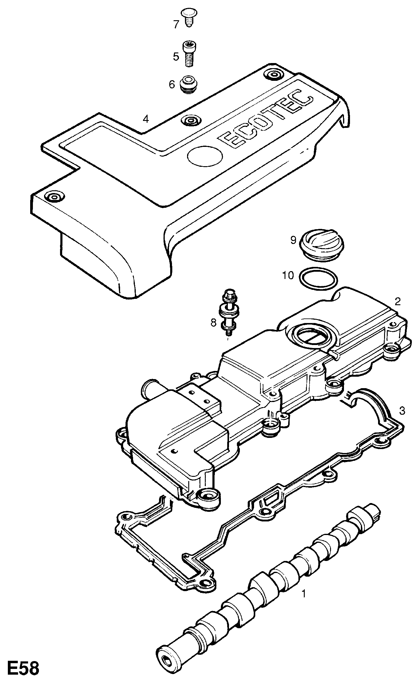 PSA 56 07 442 - Прокладка, кришка головки циліндра autozip.com.ua