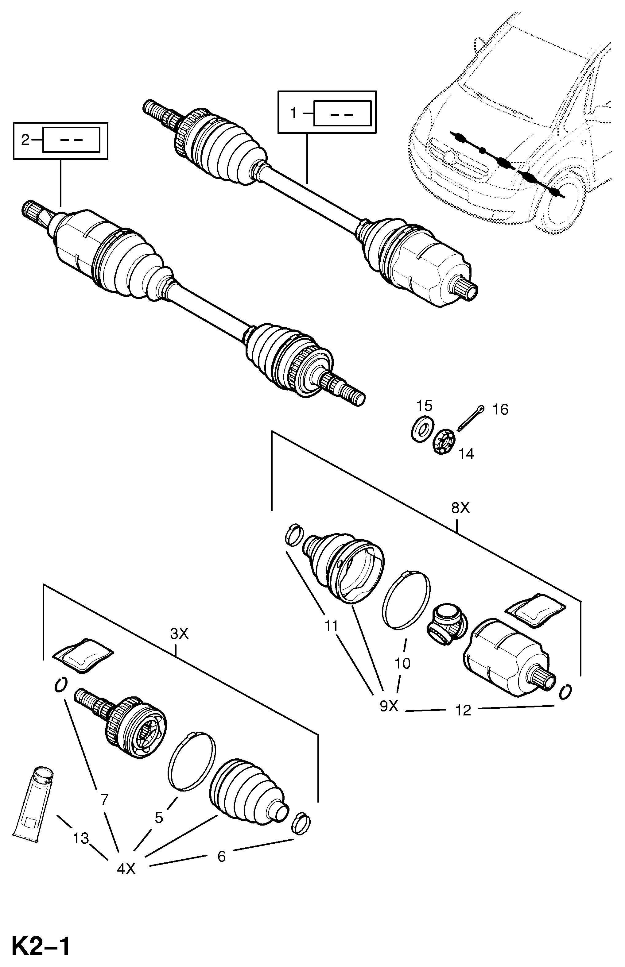 FIAT 1603250 - Пильник, приводний вал autozip.com.ua