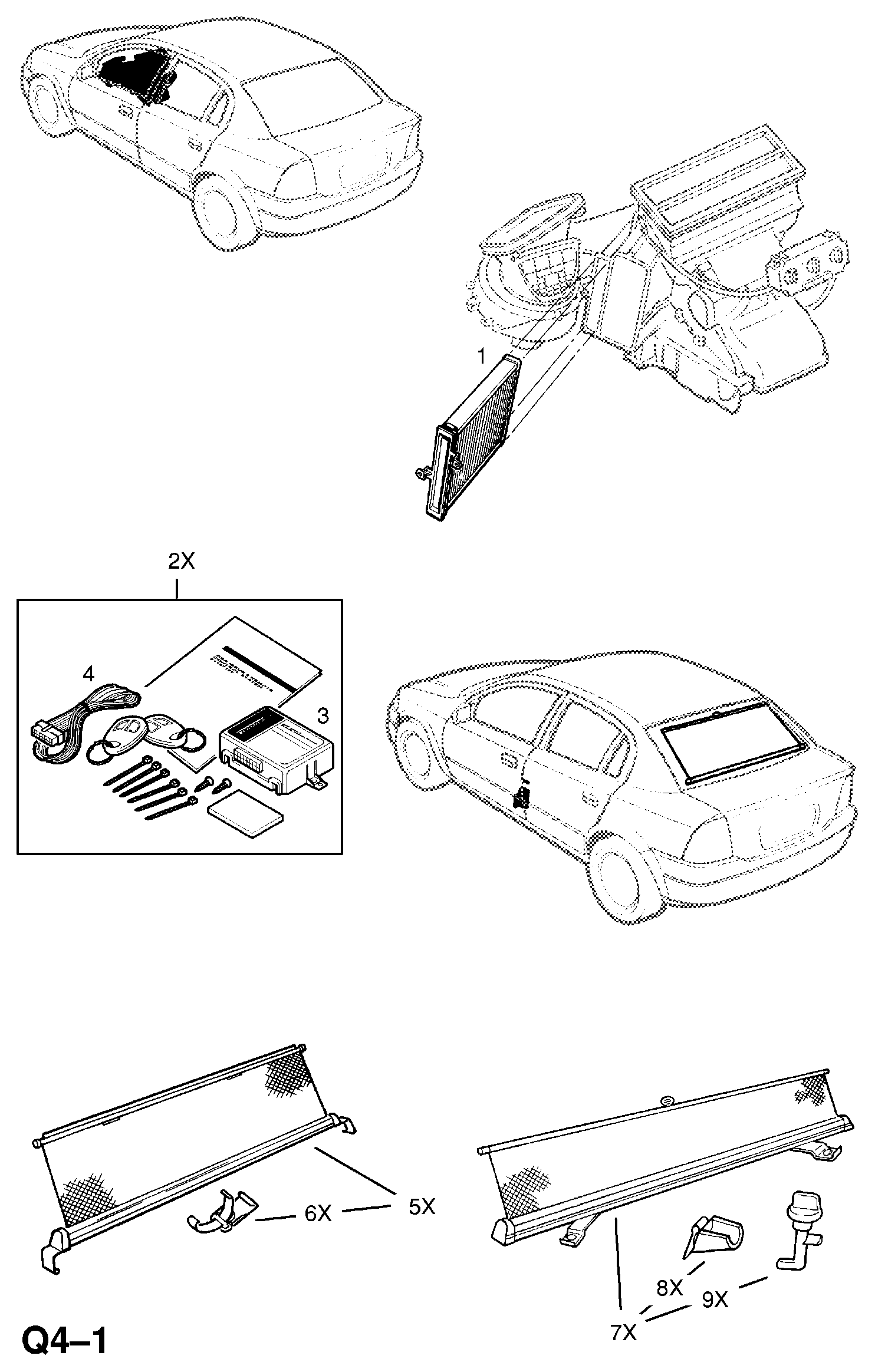 Chevrolet 1718042 - Фільтр, повітря у внутрішній простір autozip.com.ua