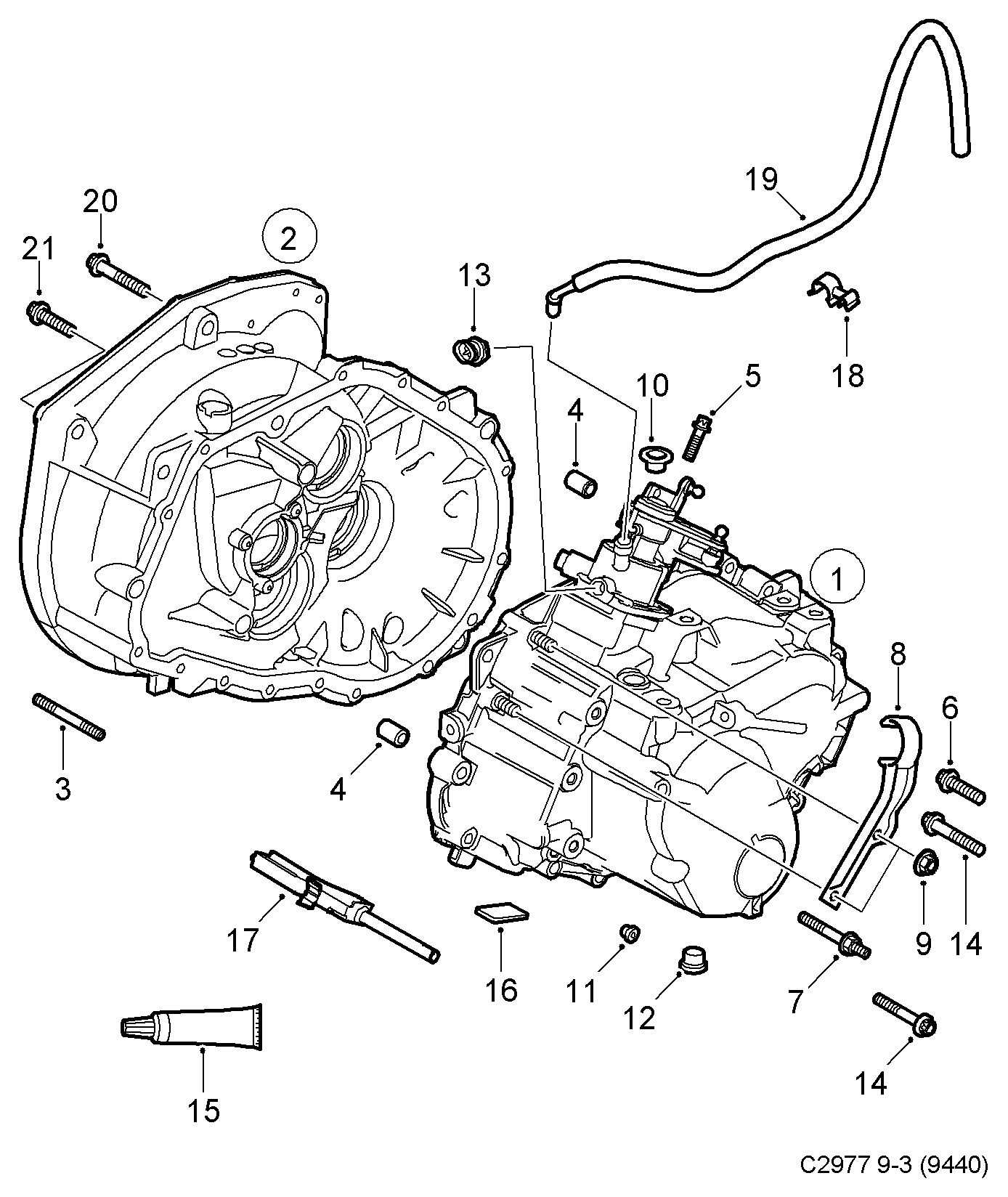 Opel 90 543 772 - Прокладка, масляна ванна autozip.com.ua