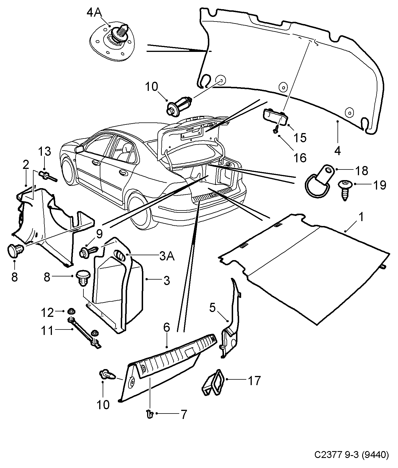 SAAB 92152011 - Гайка, випускний колектор autozip.com.ua