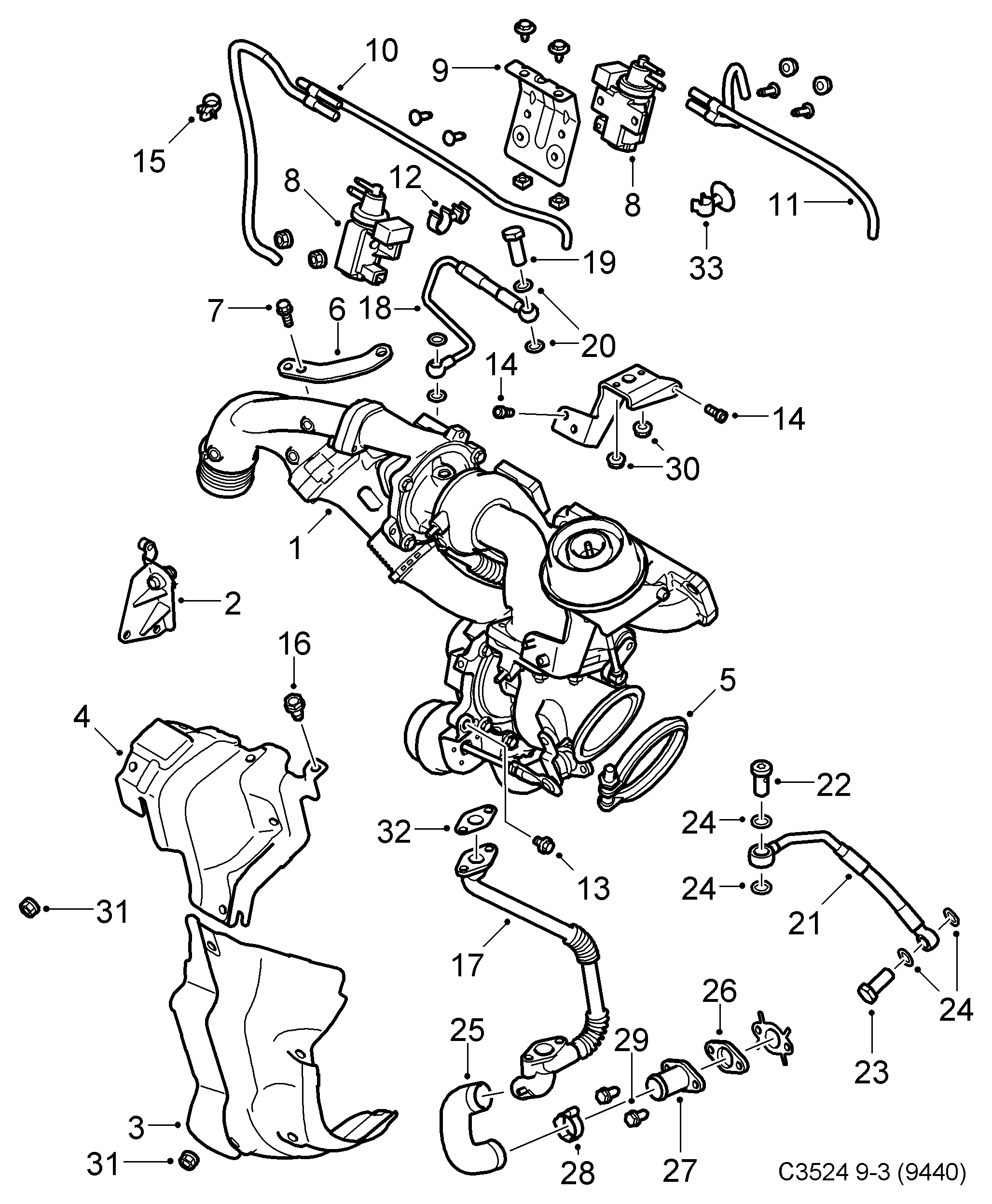 FIAT 93194991 - Компресор, наддув autozip.com.ua