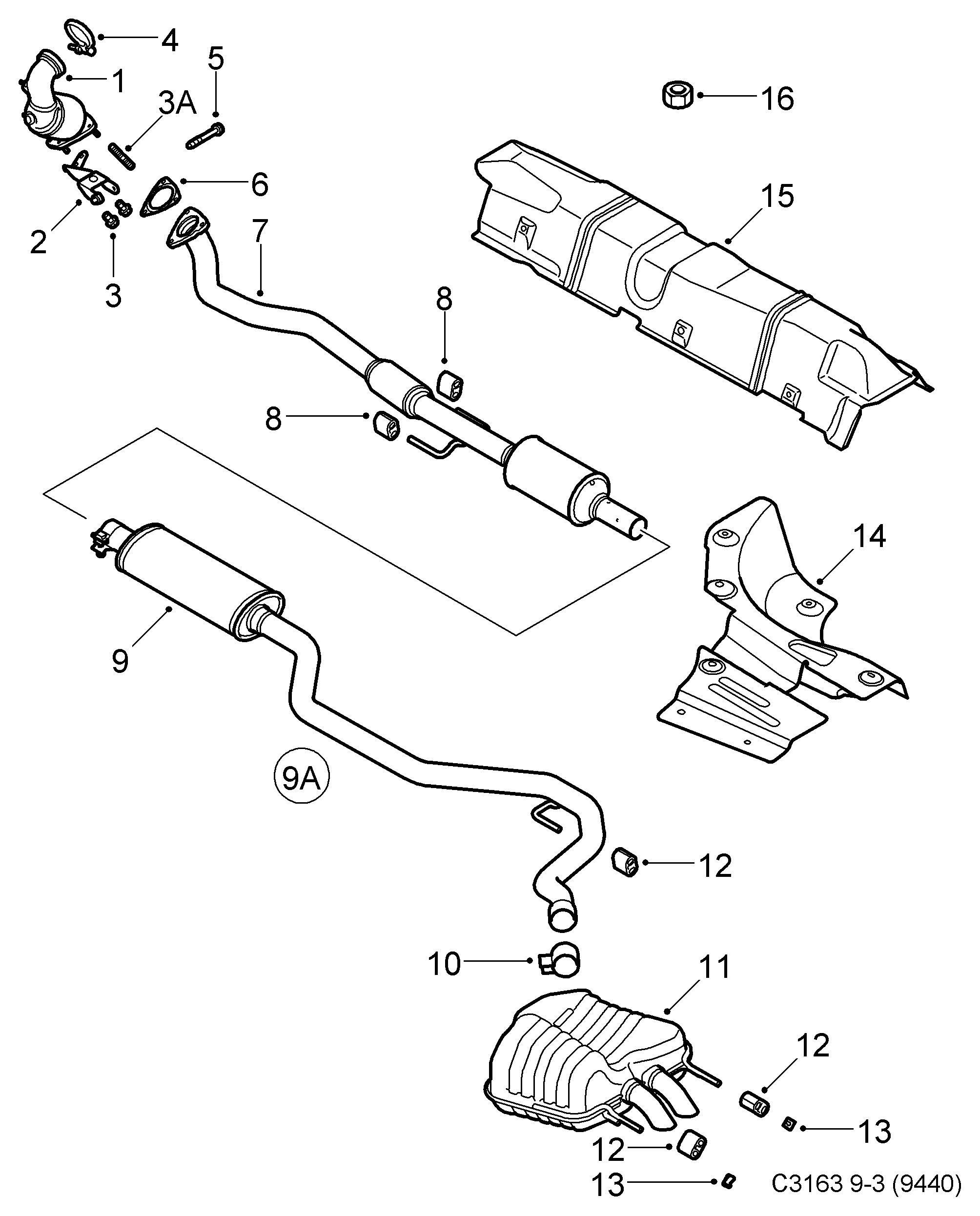 General Motors 55559633 - Каталізатор autozip.com.ua