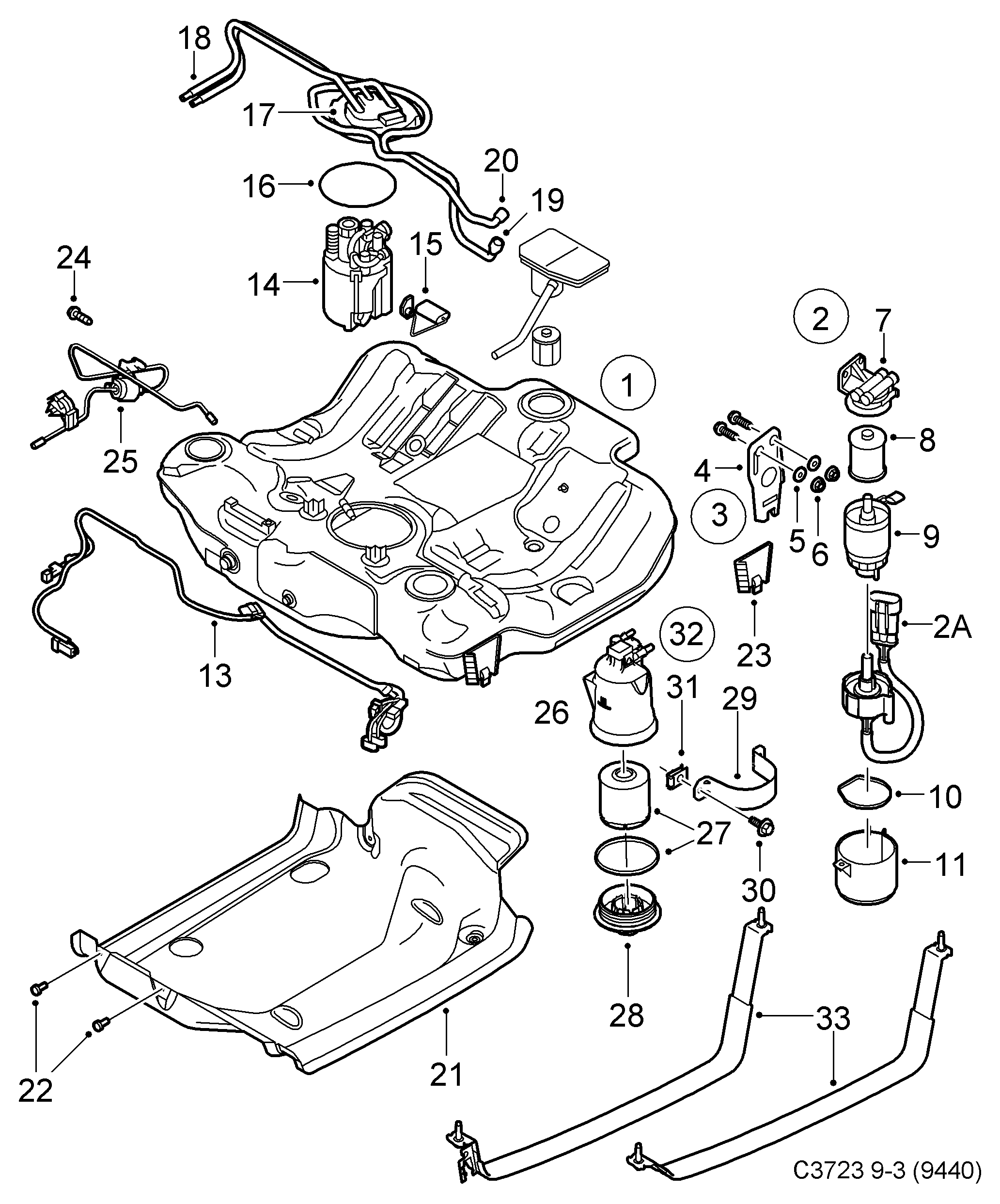 Opel 93183815 - Модуль паливного насоса autozip.com.ua