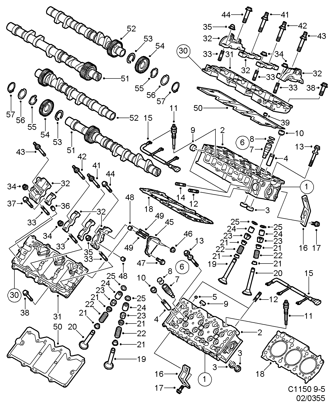 SAAB 5954839 - Свічка розжарювання autozip.com.ua