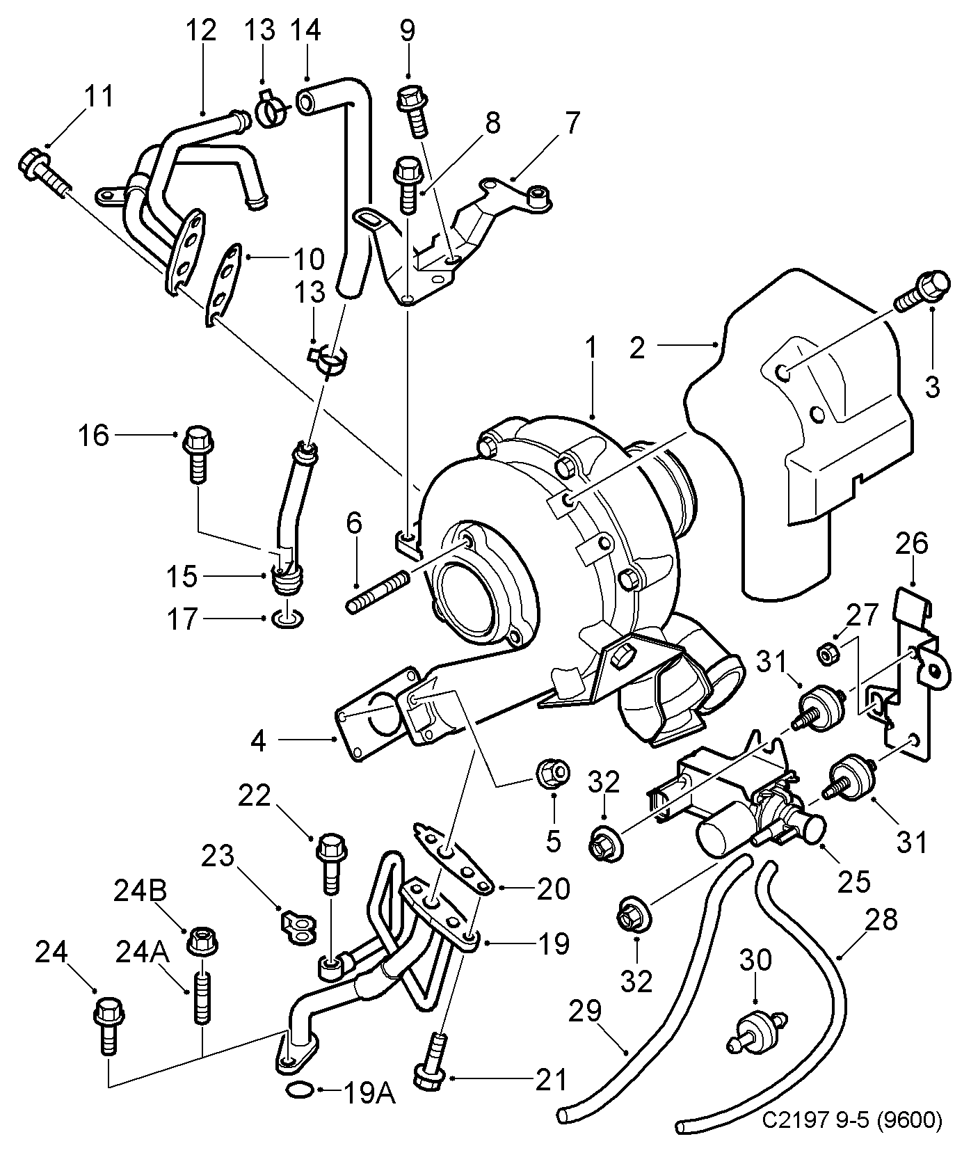 SAAB 5342969 - Компресор, наддув autozip.com.ua