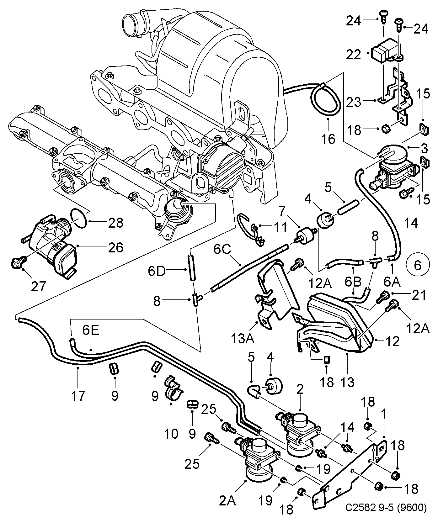 Vauxhall 4774311 - Клапан повернення ОГ autozip.com.ua