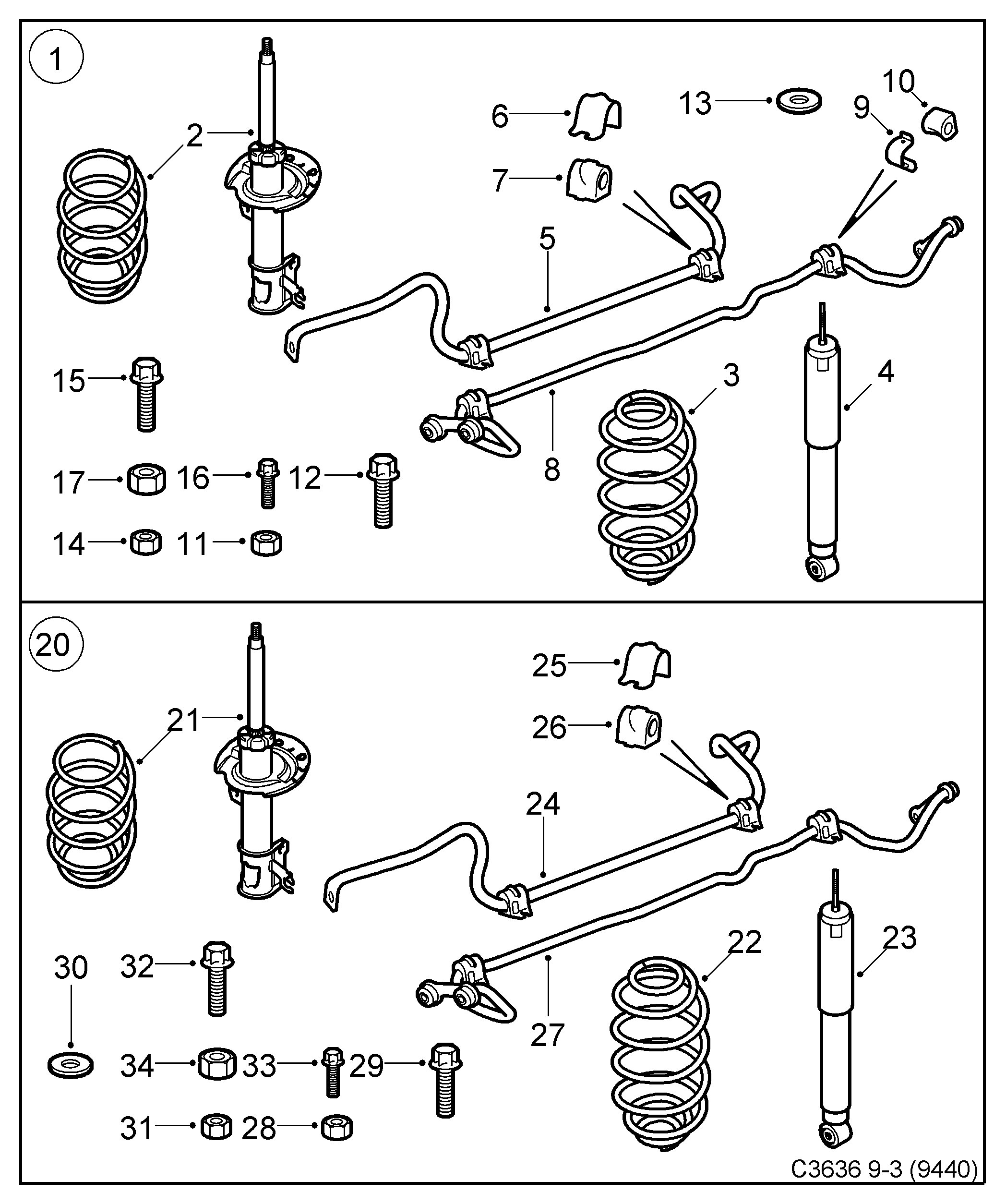 Cadillac 24457843 - Втулка, стабілізатор autozip.com.ua