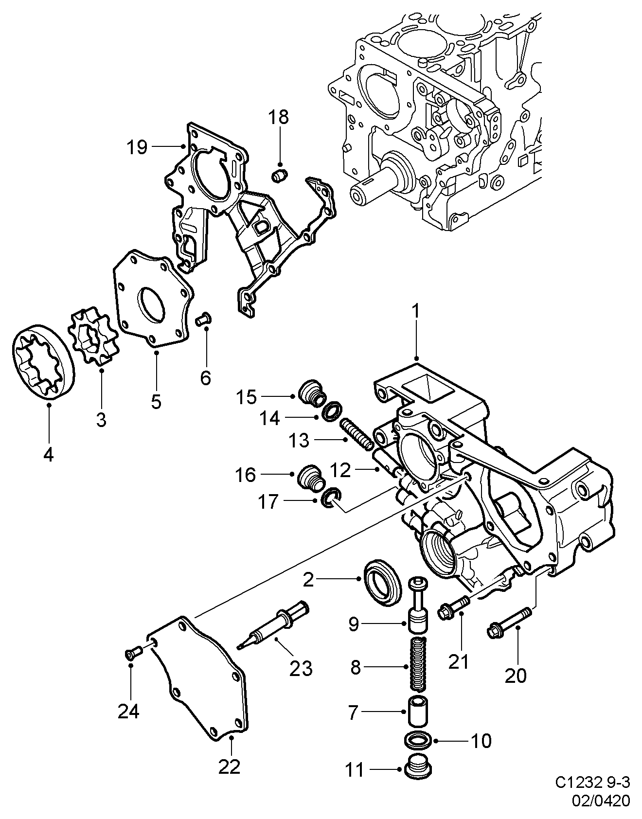 Opel 93 160 951 - Прокладка, масляна ванна autozip.com.ua