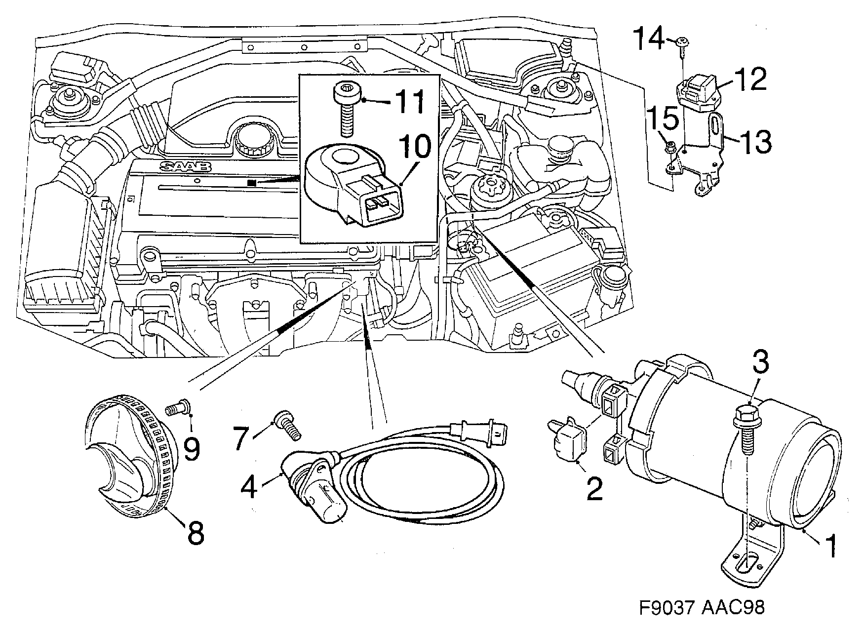 SAAB 42 26 031 - Котушка запалювання autozip.com.ua