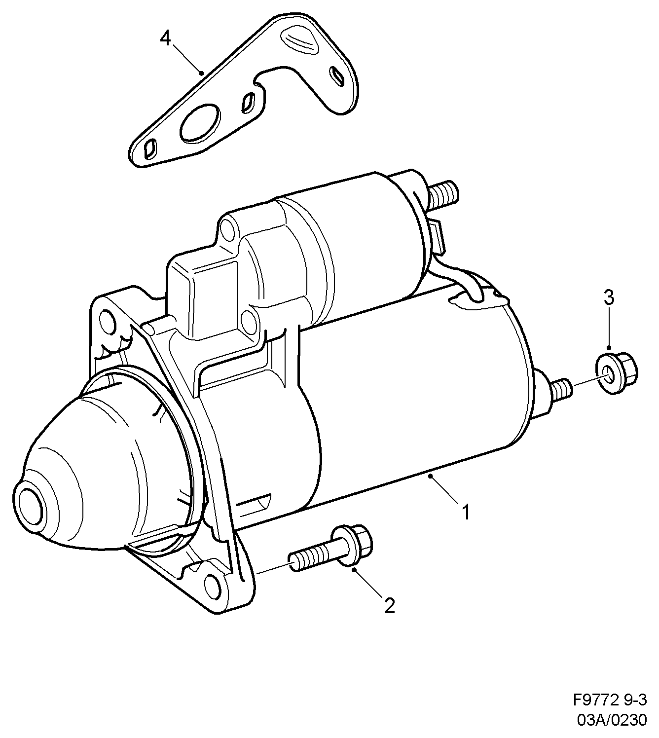 Opel 95 44 537 - Стартер autozip.com.ua