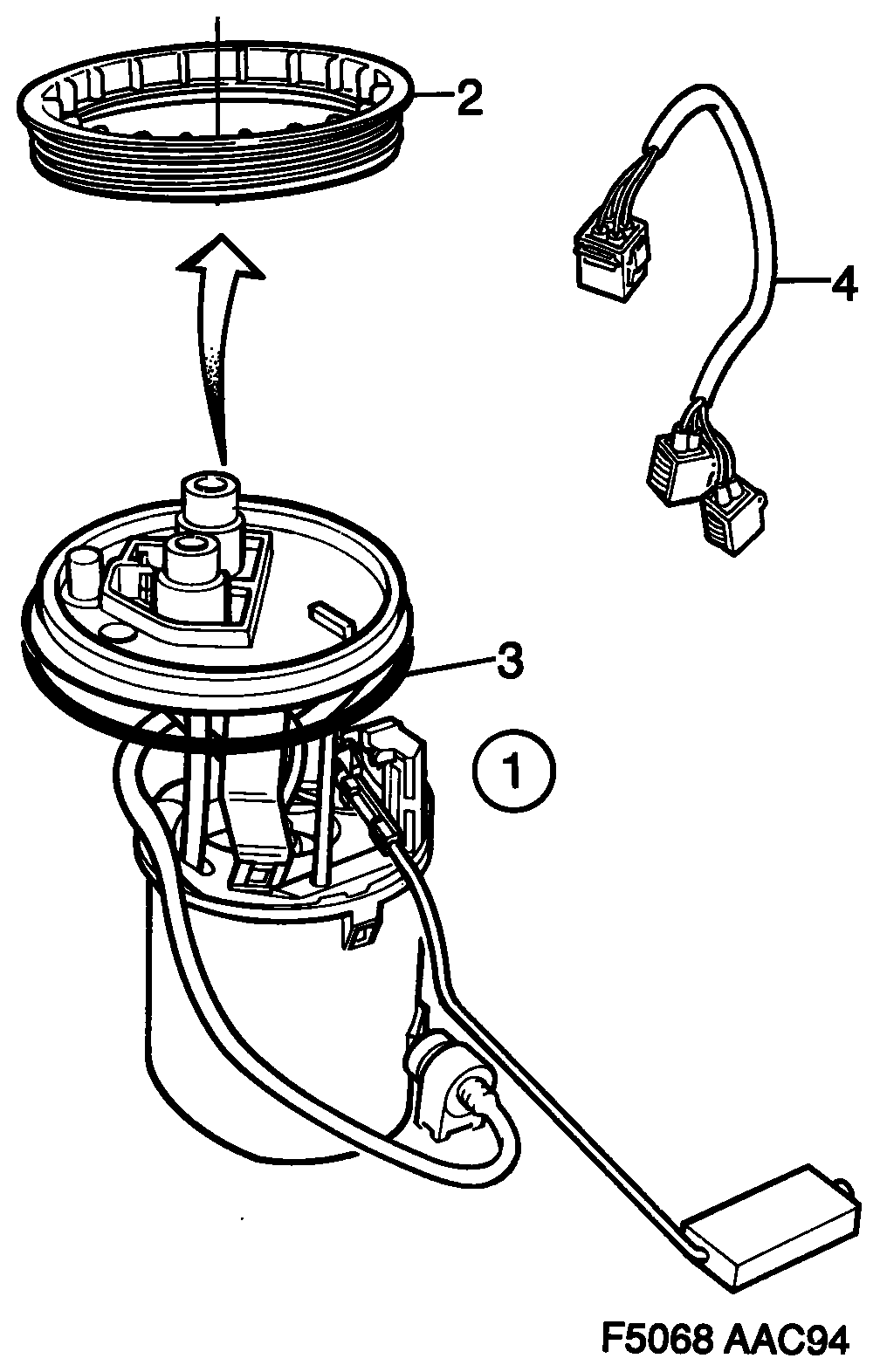 General Motors 5196415 - Паливний насос autozip.com.ua