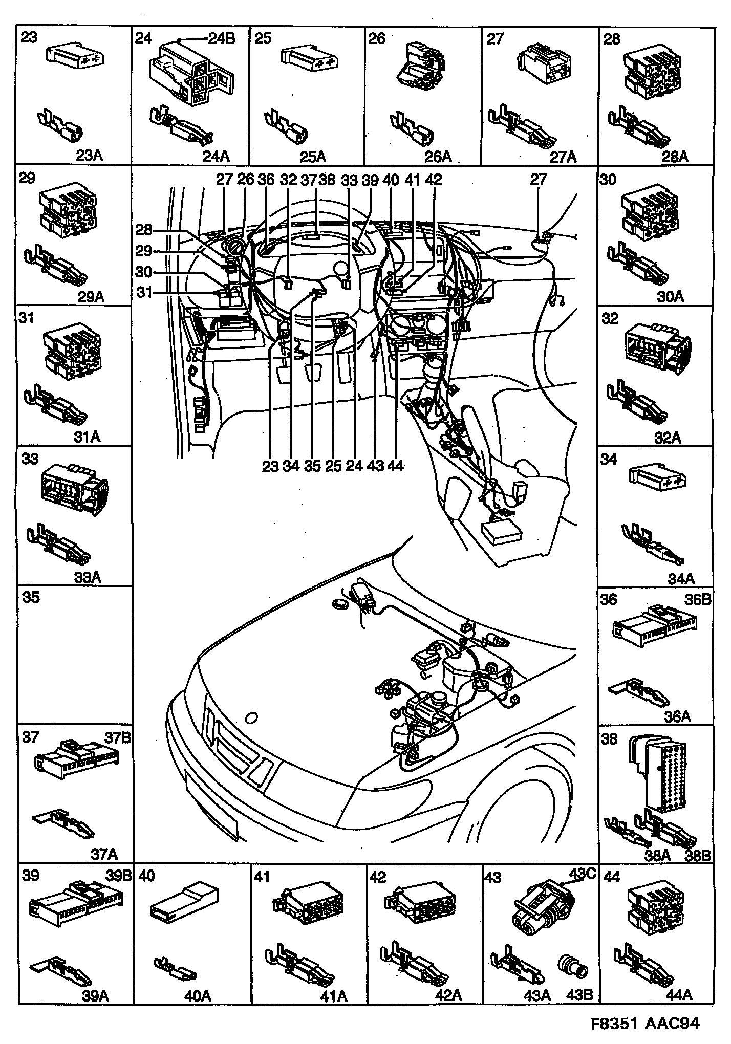 Vauxhall 4409165 - Гальмівний шланг autozip.com.ua