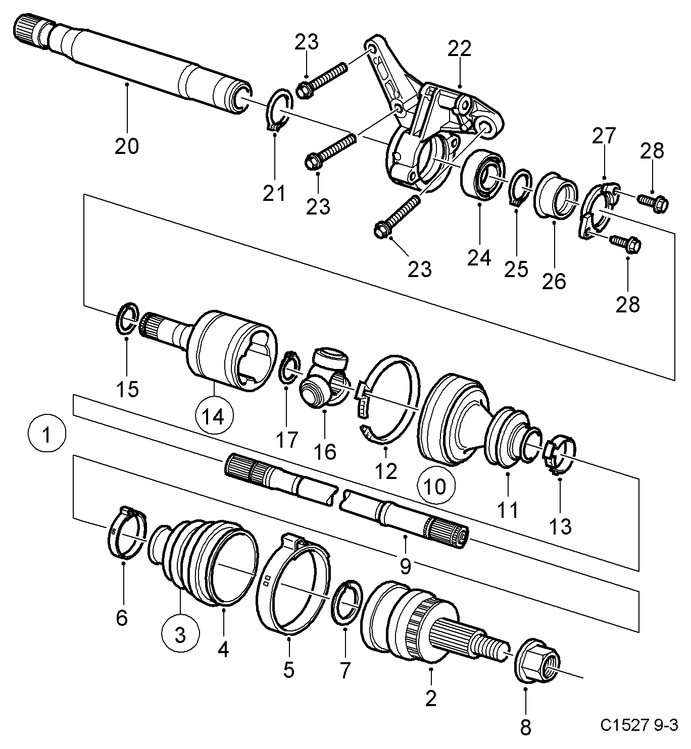 Opel 93185258 - Пильник, приводний вал autozip.com.ua