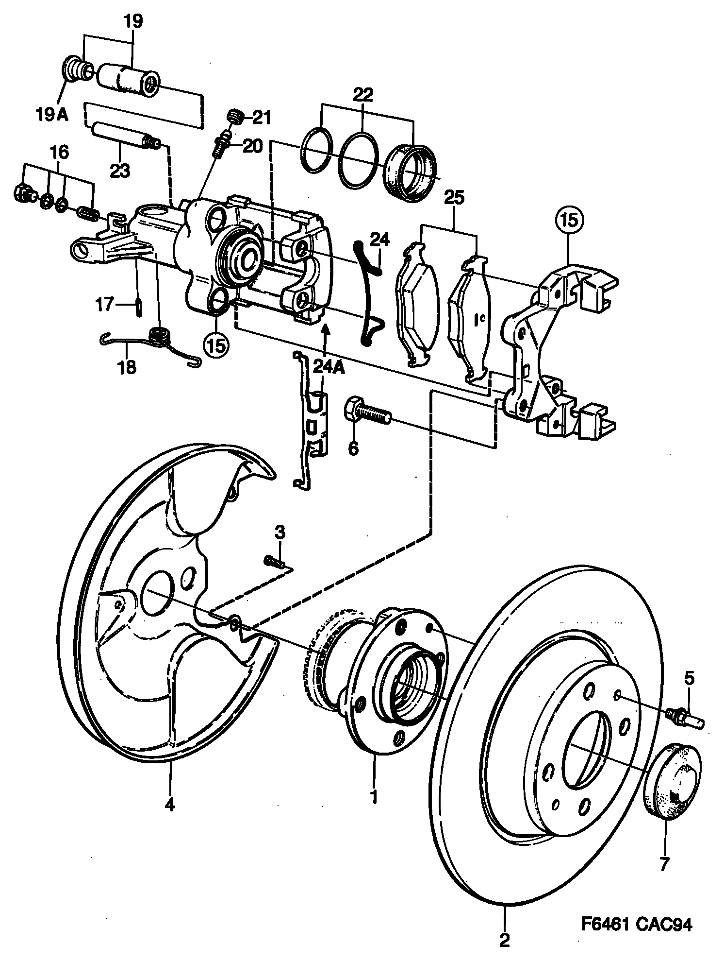 Chevrolet 50 55 967 - Гальмівні колодки, дискові гальма autozip.com.ua