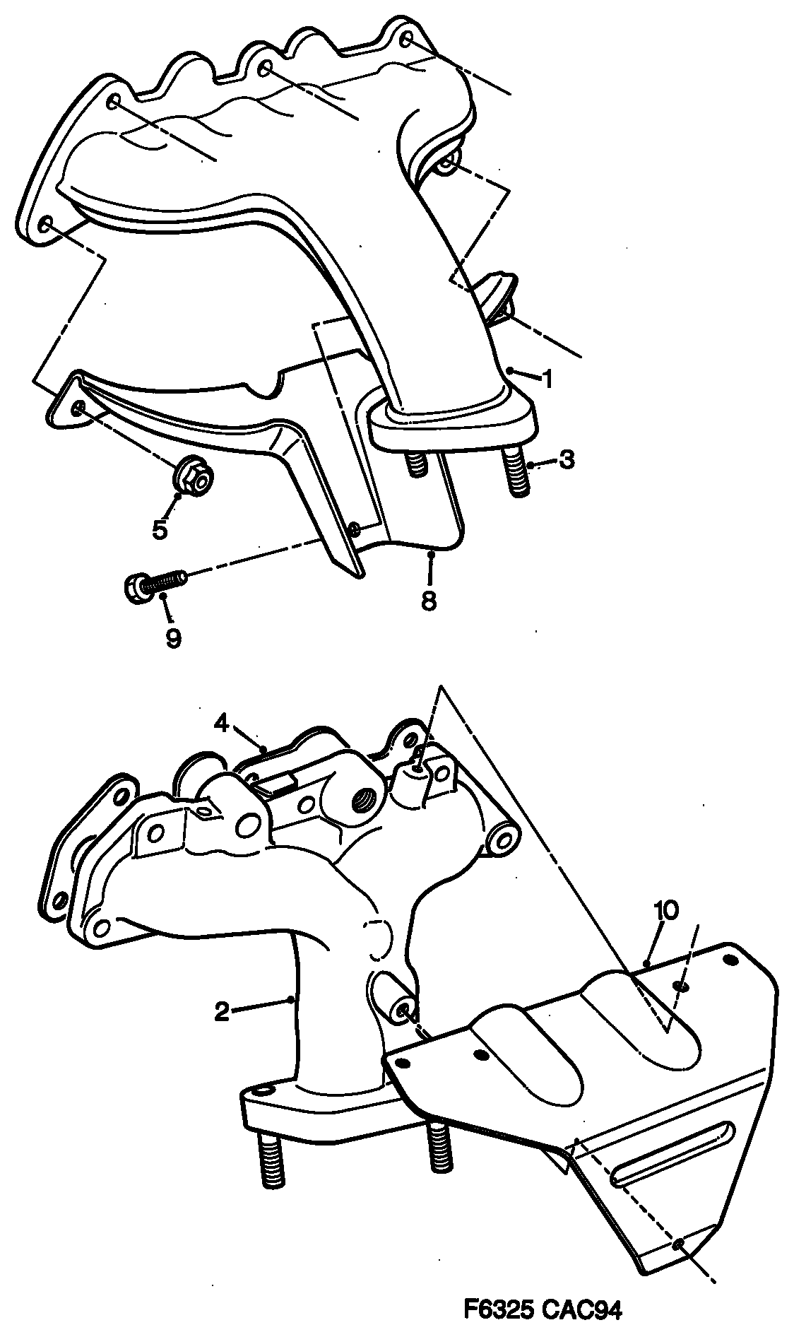 Opel 4503652 - Прокладка, випускний колектор autozip.com.ua