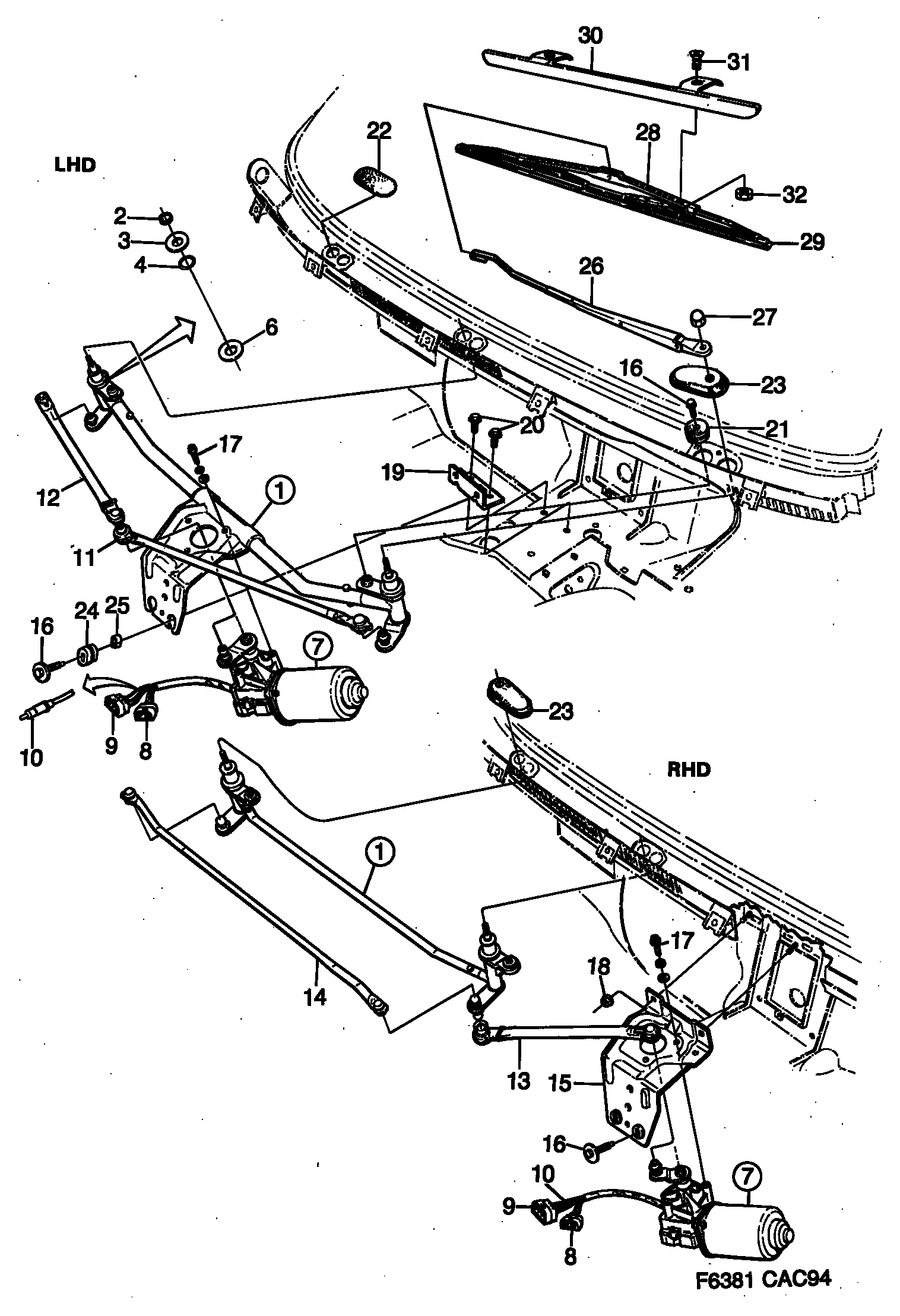 SAAB 5582531 - Щітка склоочисника autozip.com.ua