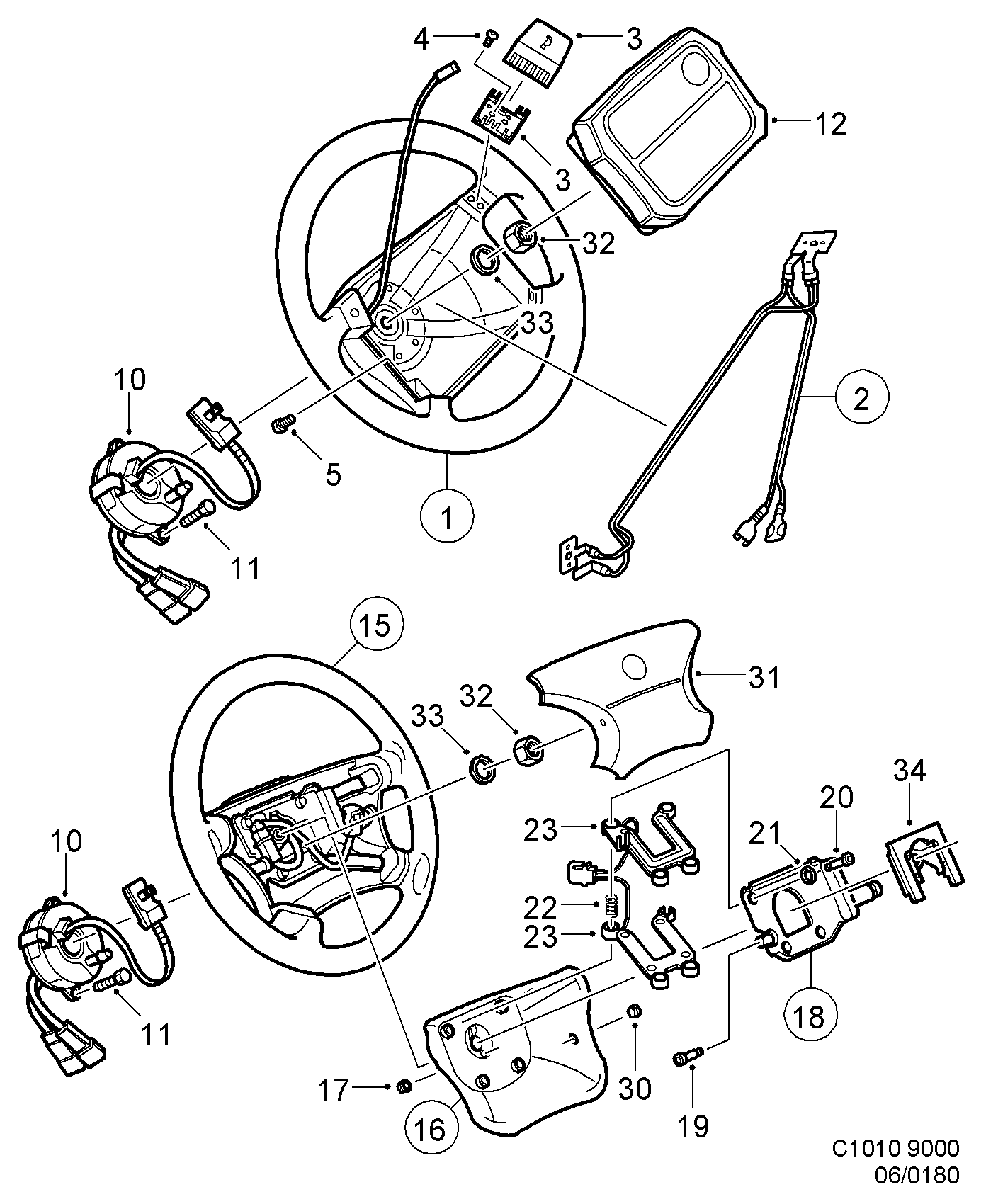 Opel 4506051 - Кільце ущільнювача, шток клапана autozip.com.ua