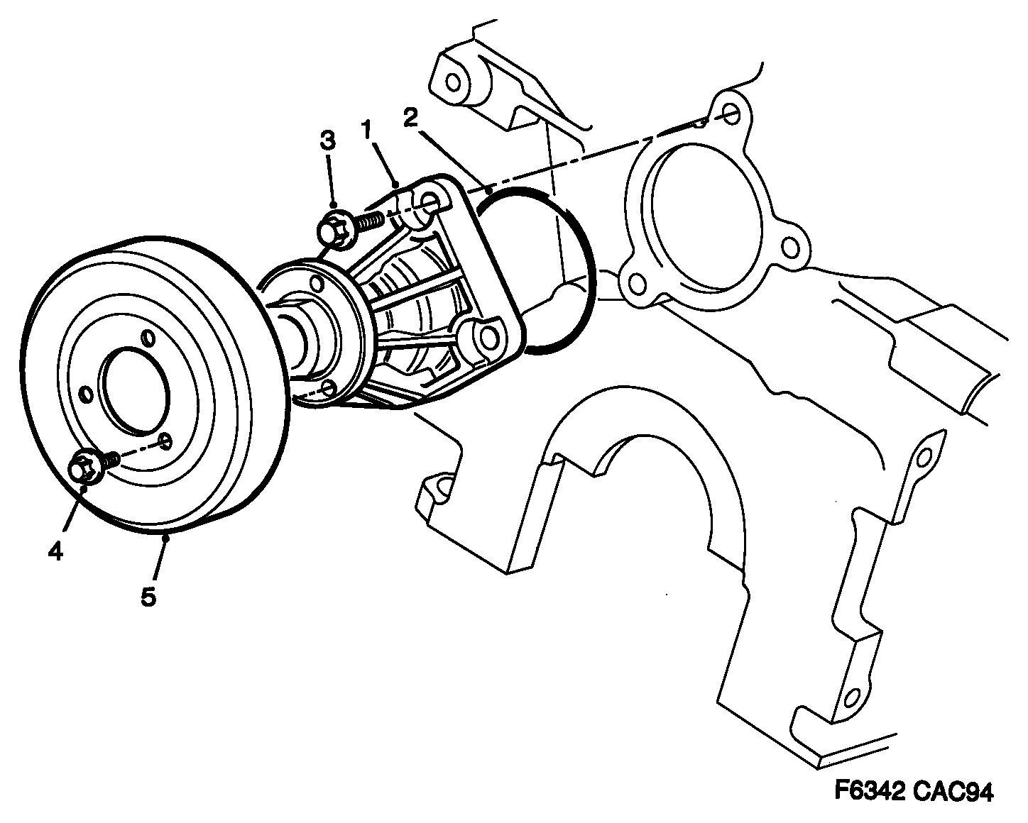 Opel 8821944 - Водяний насос autozip.com.ua