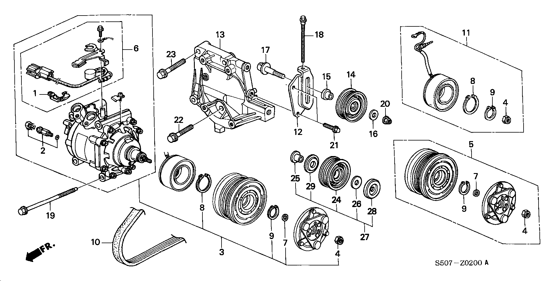 Honda 38920-PEC-003 - Поліклиновий ремінь autozip.com.ua