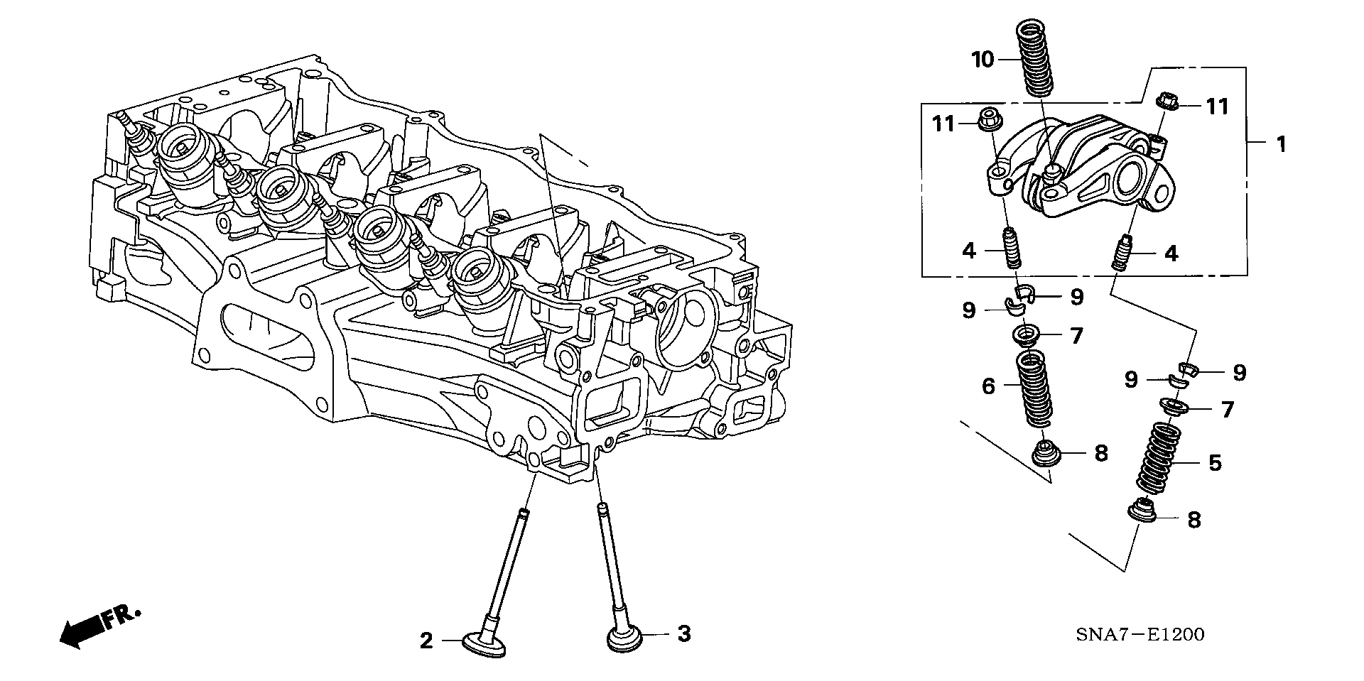 Honda 14711-RNA-A00 - Впускний клапан autozip.com.ua