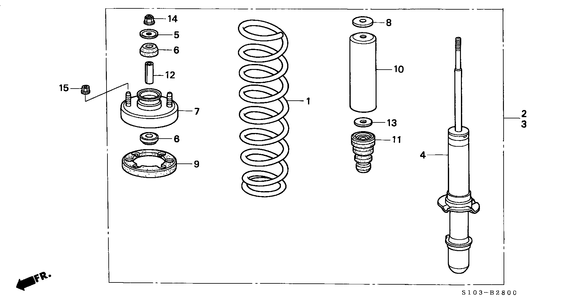 Honda 51631-SS0-004 - Опора стійки амортизатора, подушка autozip.com.ua