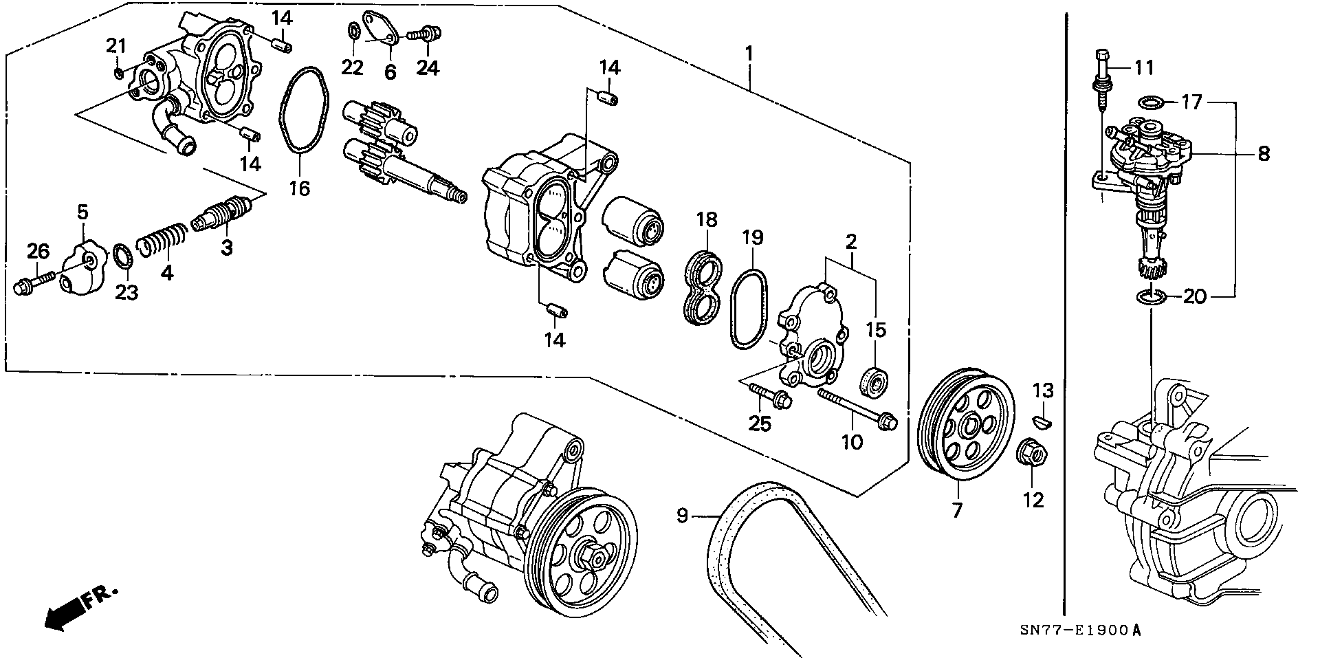 Honda 56992-P45-G01 - Поліклиновий ремінь autozip.com.ua