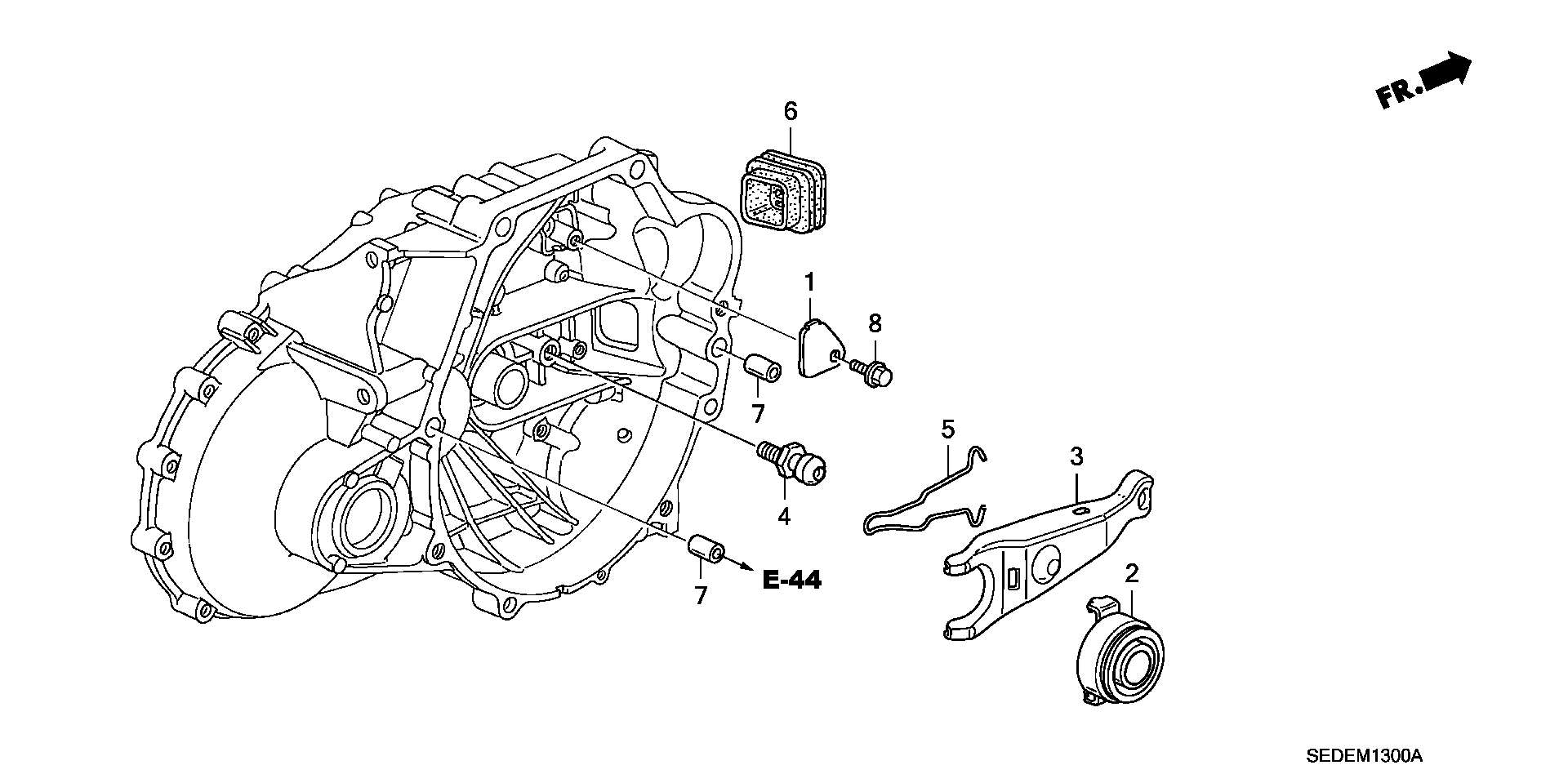 Honda 22810-PPT-003 - Вичавний підшипник autozip.com.ua