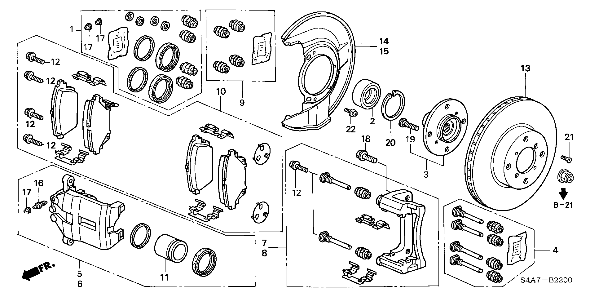 Honda 45251S1AG60 - Гальмівний диск autozip.com.ua