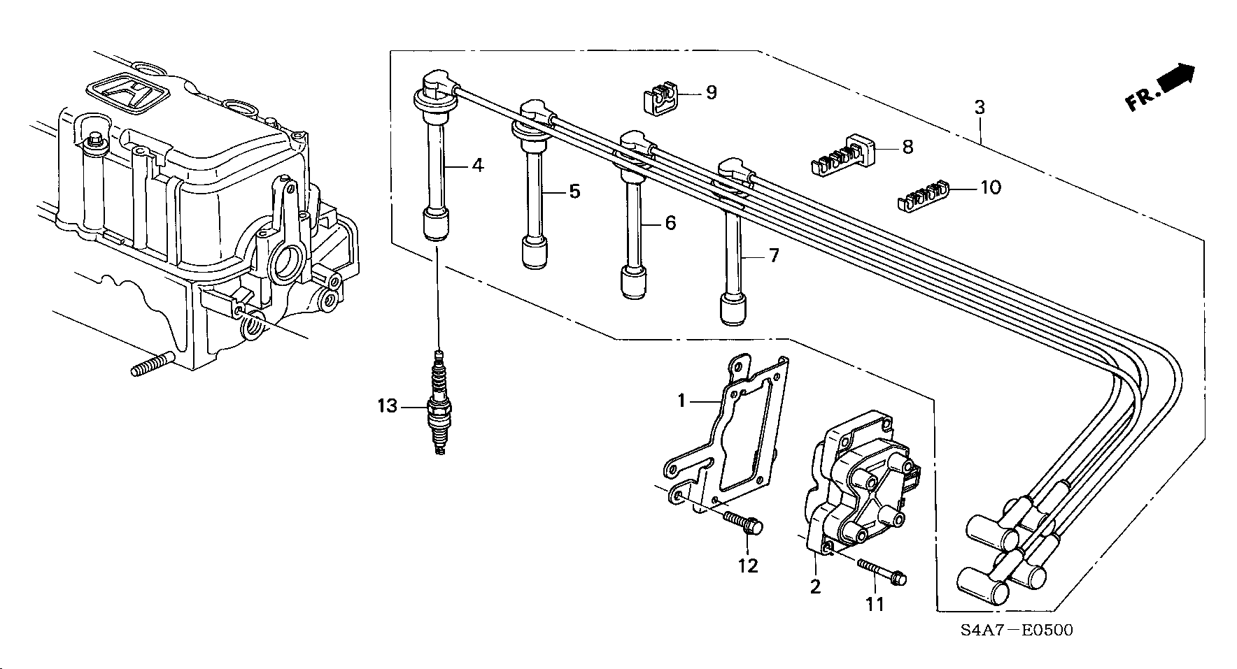 Honda 30520-PDF-E01 - Котушка запалювання autozip.com.ua