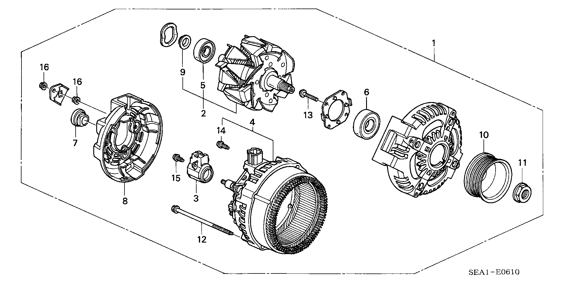 Honda 31108RTA003 - Регулятор напруги генератора autozip.com.ua