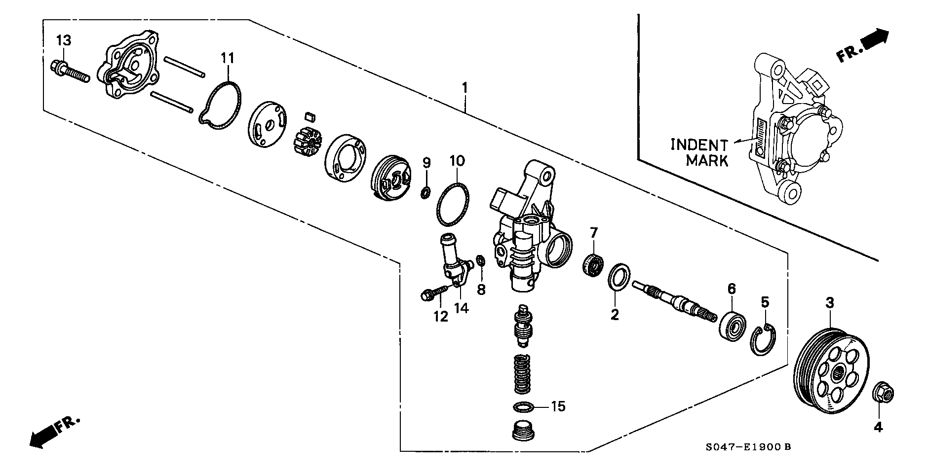 Honda 56110-P2A-003 - Гідравлічний насос, рульове управління, ГУР autozip.com.ua