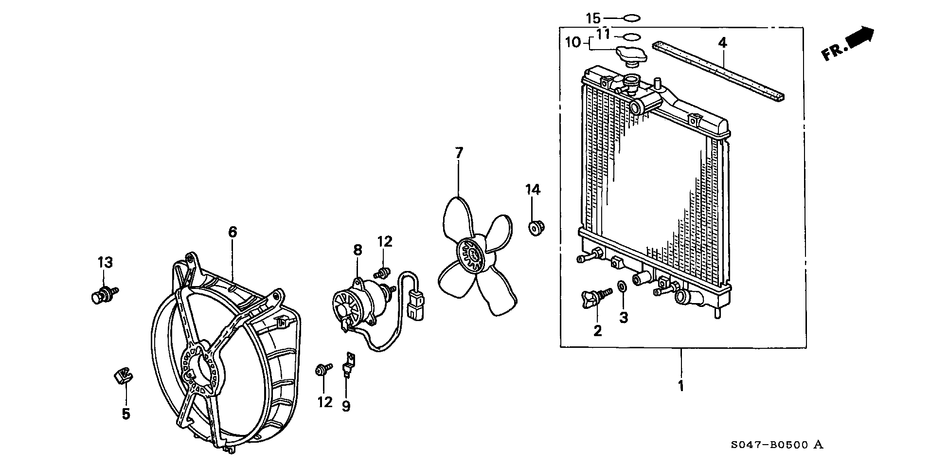 Honda 19045-P08-013 - Кришка, радіатор autozip.com.ua