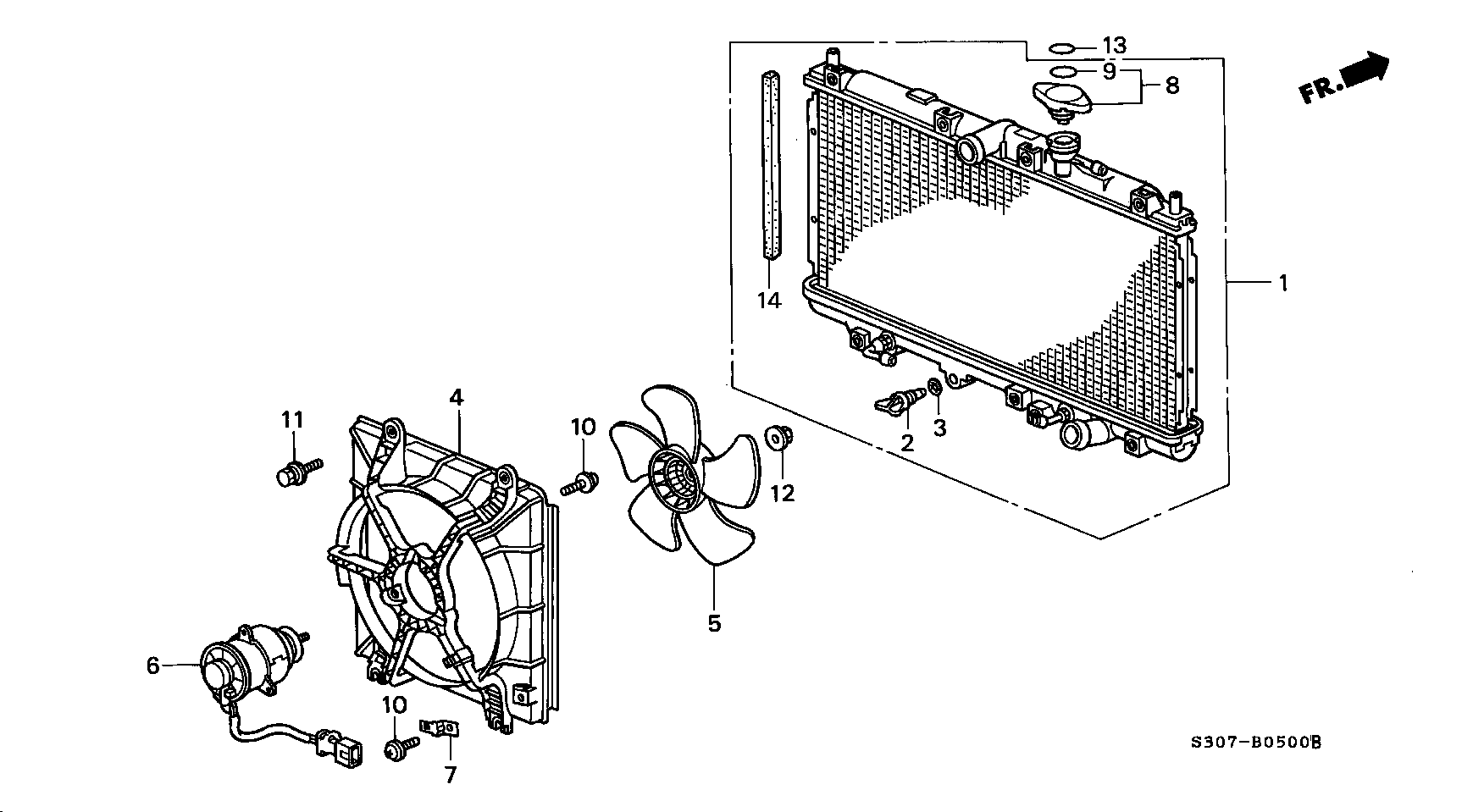 Honda 19010-P0F-J04 - Радіатор, охолодження двигуна autozip.com.ua