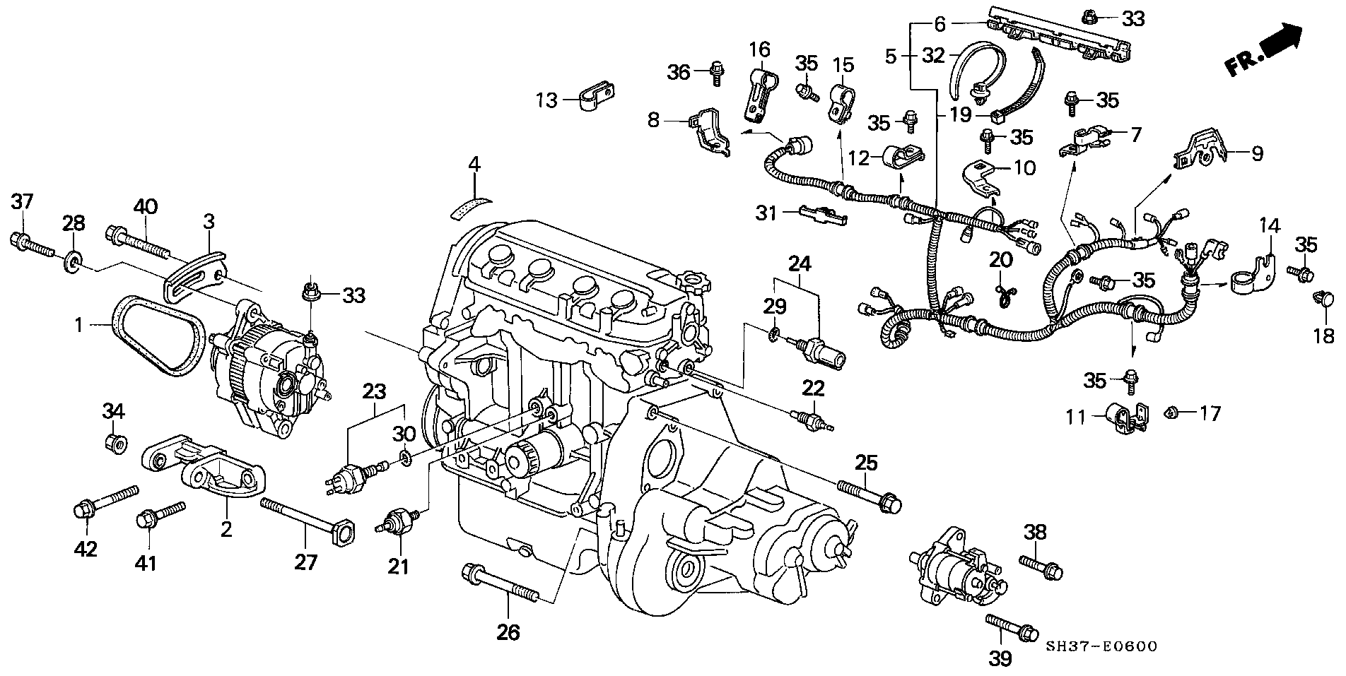 Honda 37760-PM3-003 - Термовимикач, вентилятор радіатора / кондиціонера autozip.com.ua