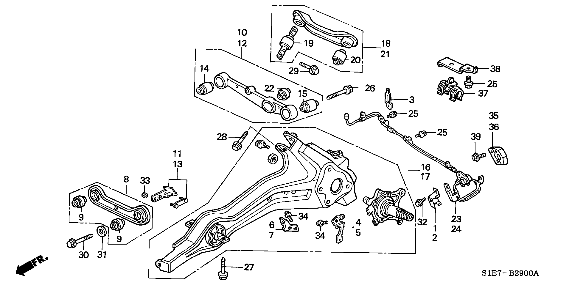 Hyundai 52395SK7004 - Сайлентблок, важеля підвіски колеса autozip.com.ua