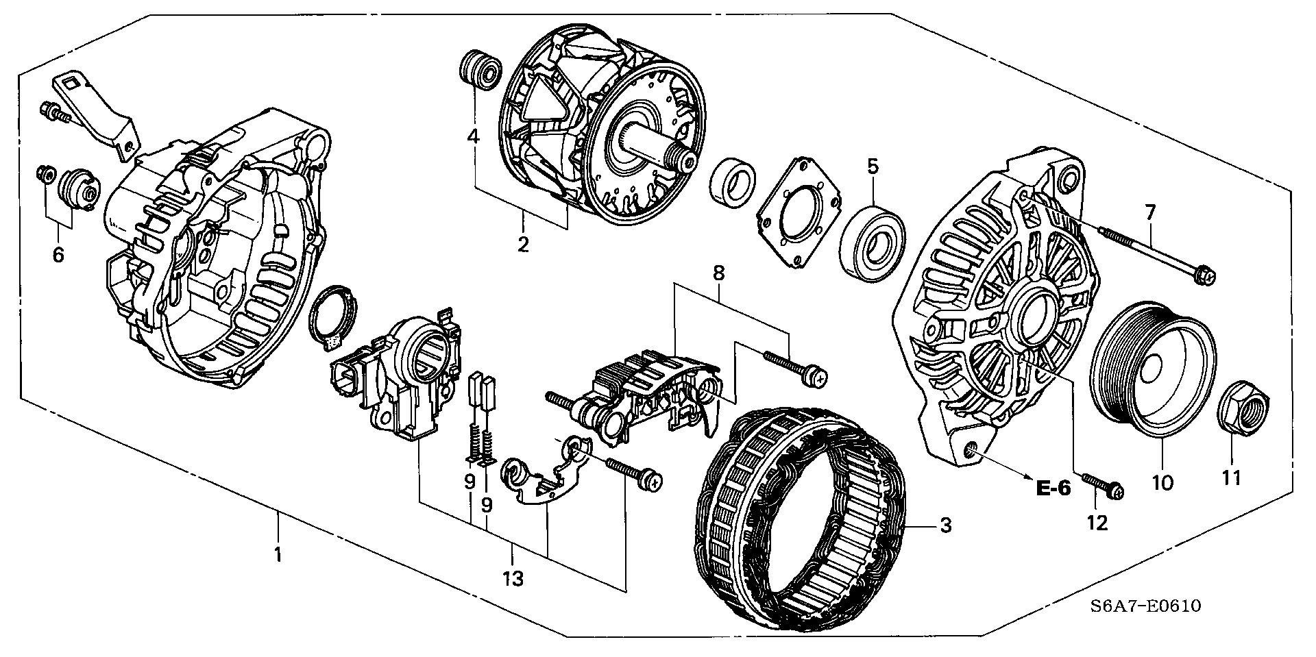 Honda 31 100-PLM-A02 - Генератор autozip.com.ua