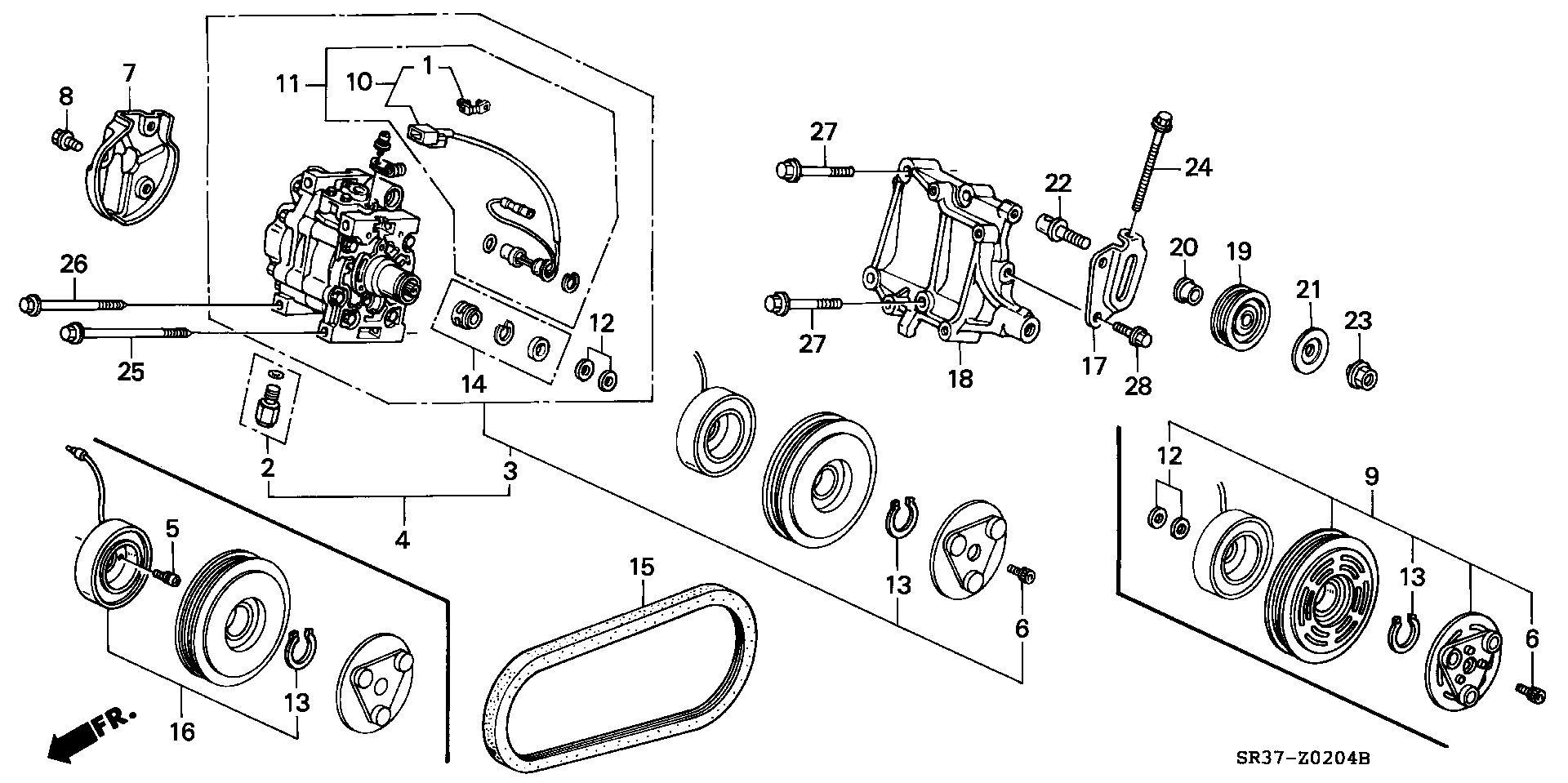 KIA 38920P08003 - Поліклиновий ремінь autozip.com.ua