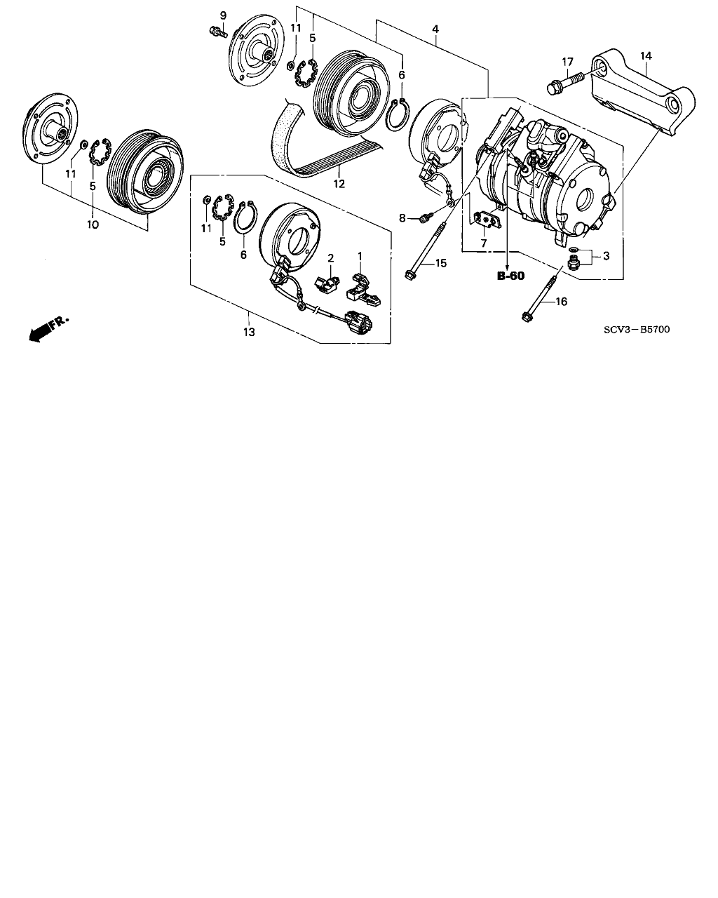 Honda 38920-PZD-A01 - Поліклиновий ремінь autozip.com.ua