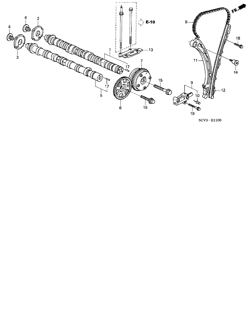 Honda 14110-PPA-010 - Шток autozip.com.ua